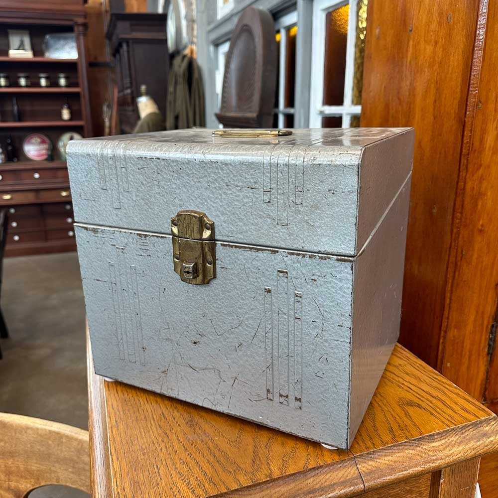 Streamline Moderne Metal File Container