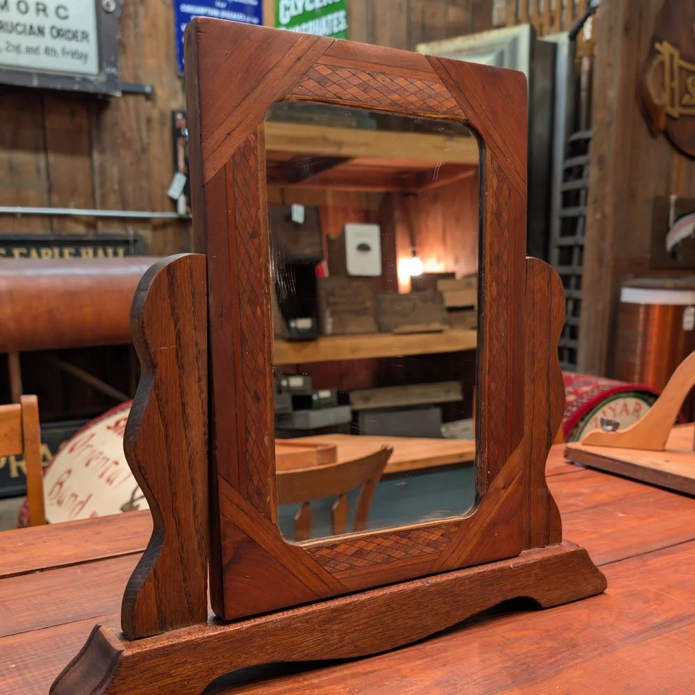 Tabletop Mirror with Inlays