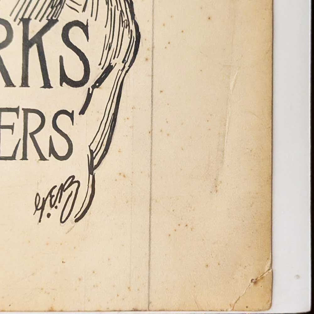 Portland Iron Works Original Illustration on Paper — Aurora Mills