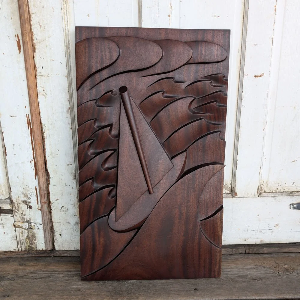 Richard Knox Walnut Carving