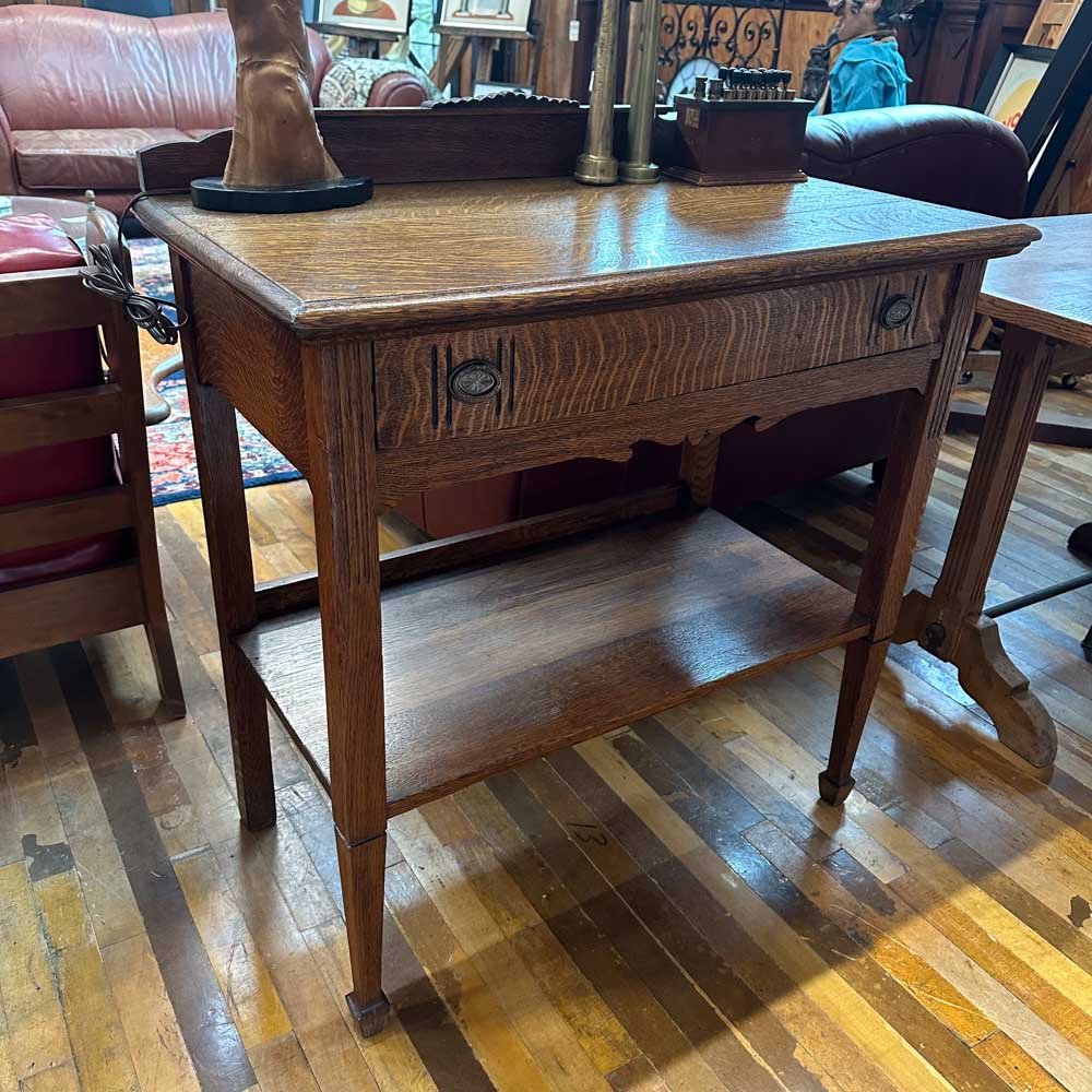 Ca. 1920 Tiger Oak Table