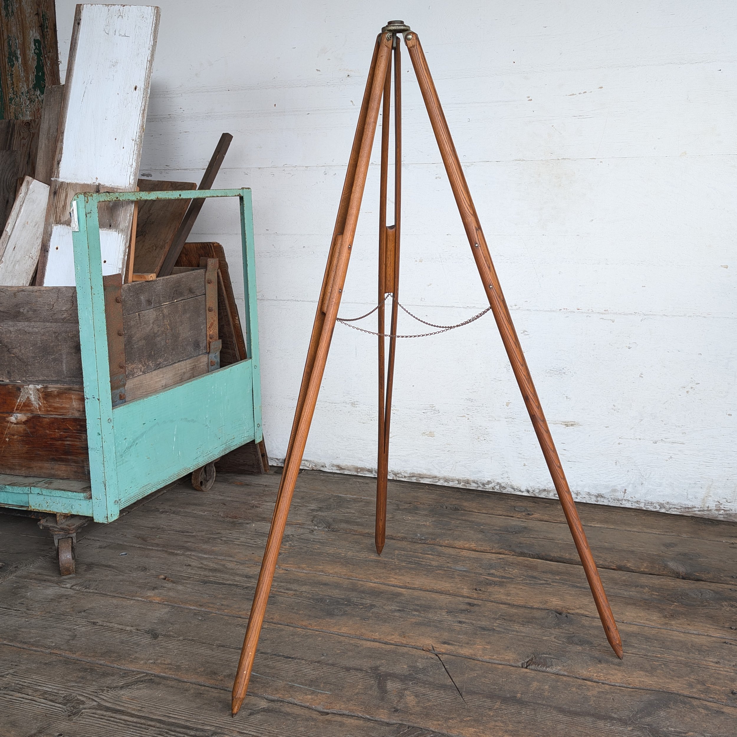 Surveyor's Wood Tripod