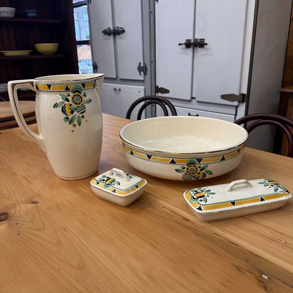 Belgian Art Deco Vanity Set