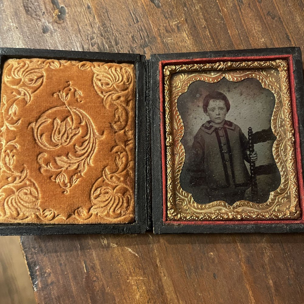 Daguerreotype Portrait of Young Boy