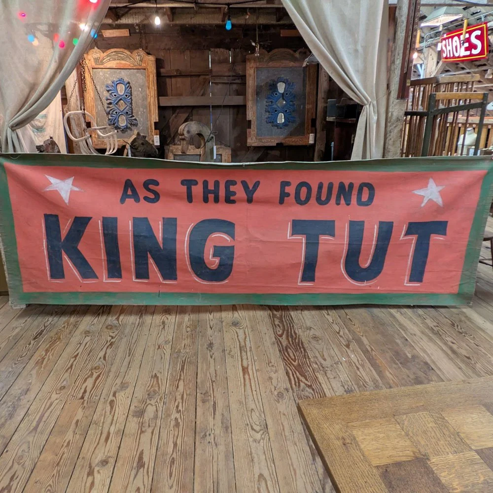 Hand Painted King Tut Carnival Canvas