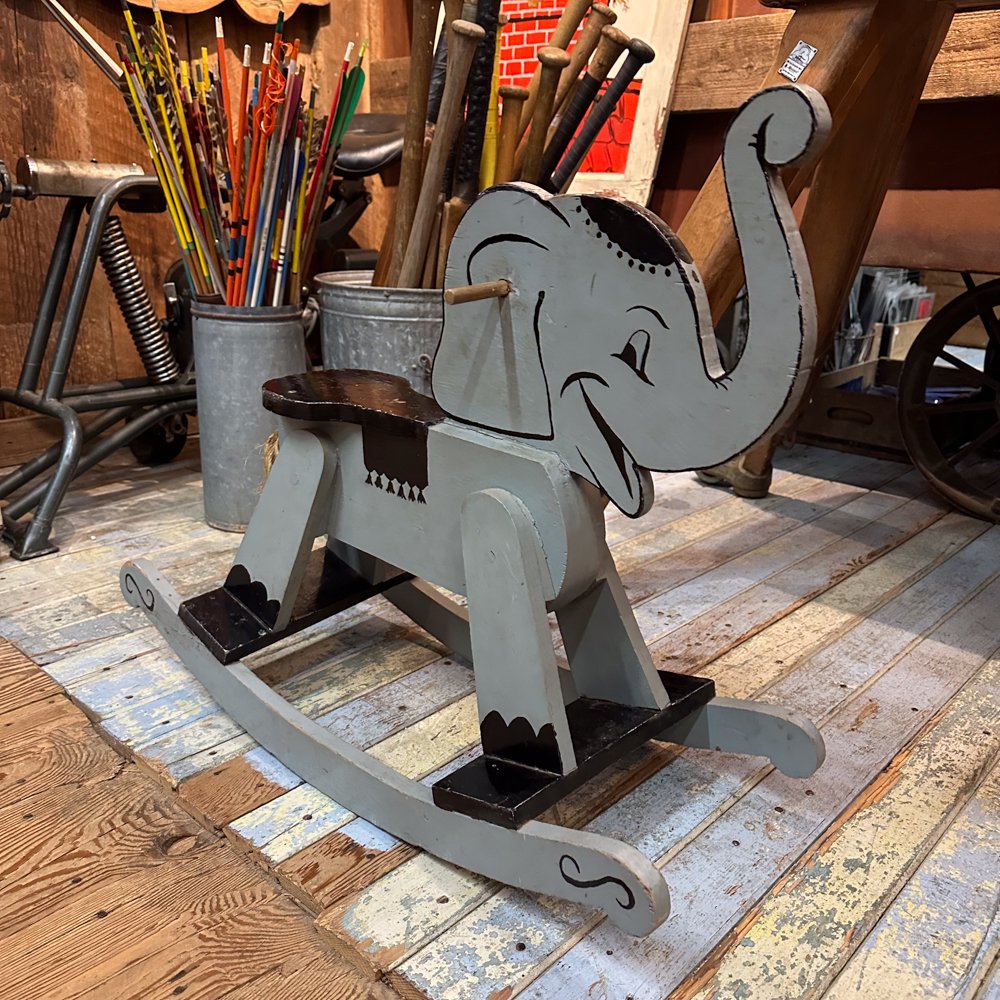 Antique Elephant Rocker