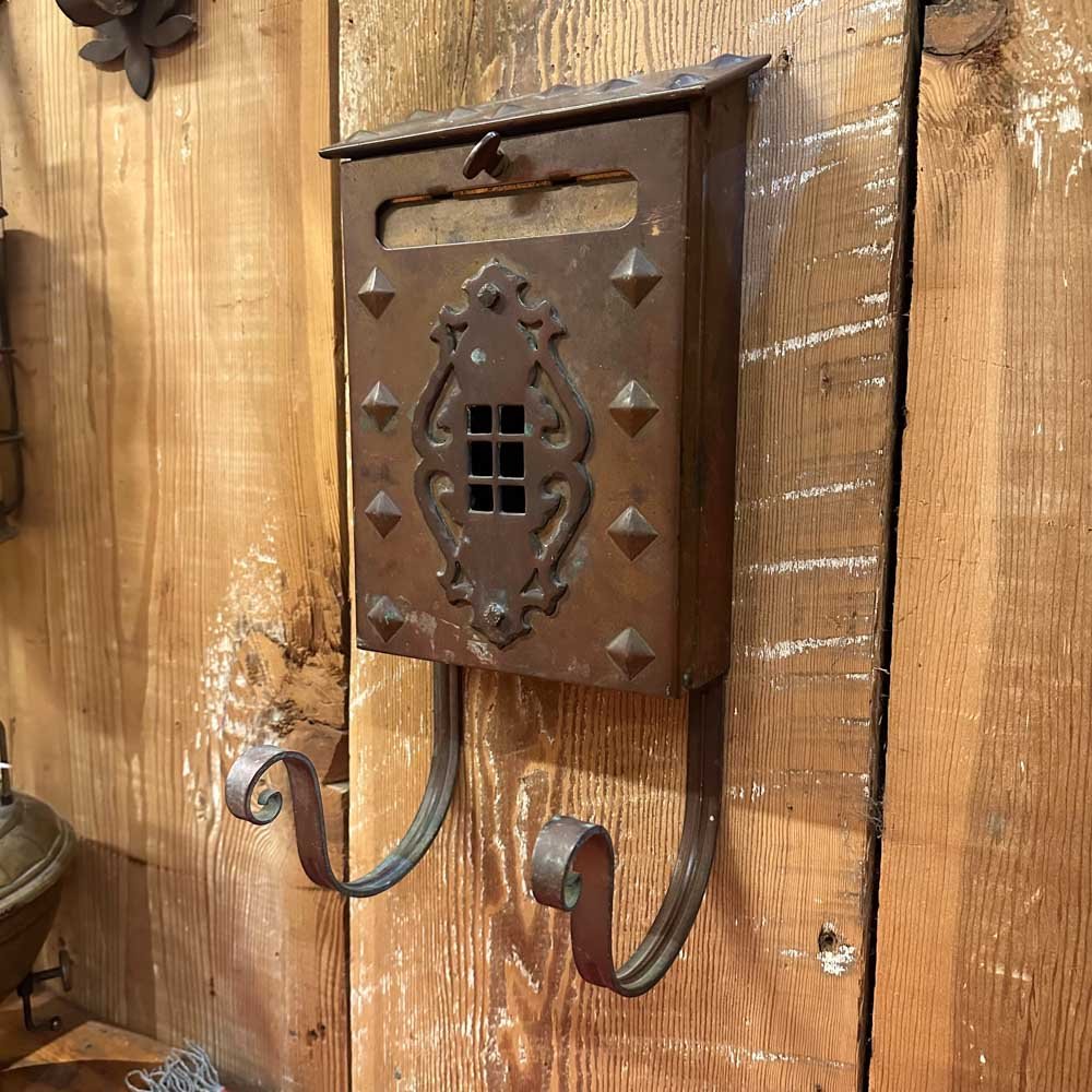 Antique Copper Mailbox