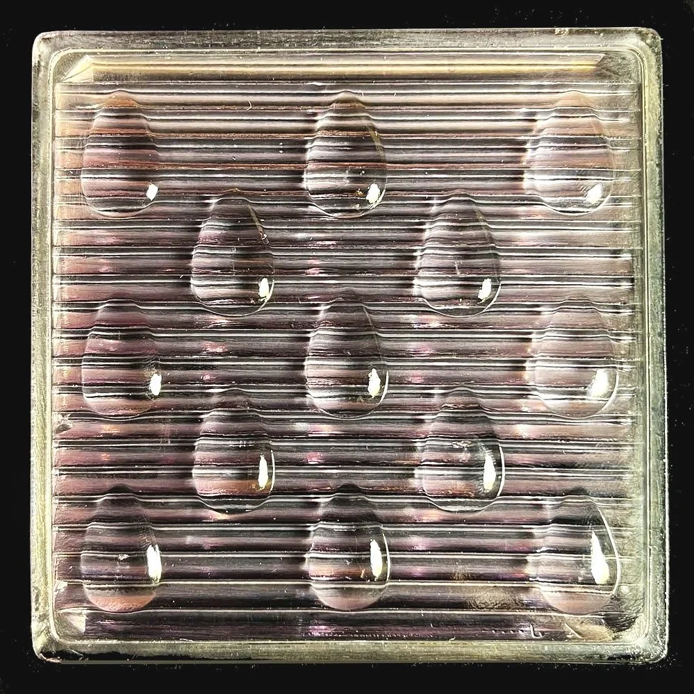 Luxfer Prism Glass Tiles  - "Raindrop"