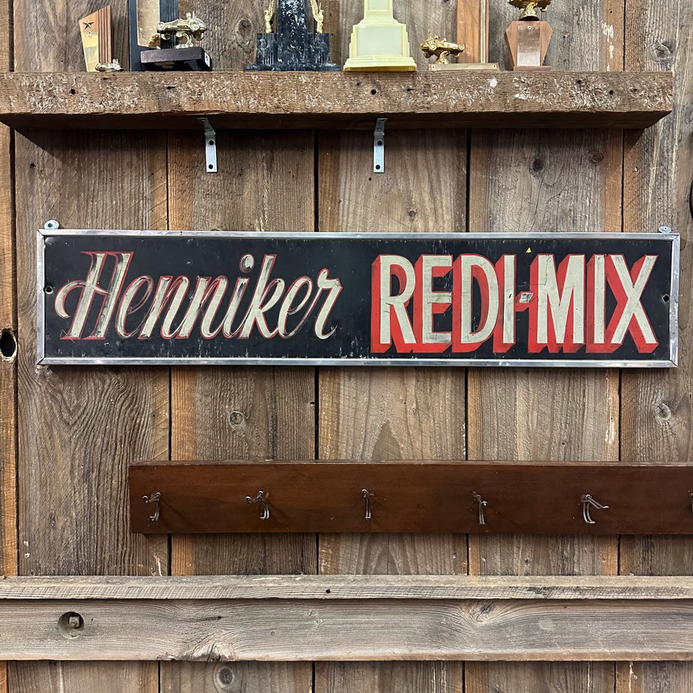 Henniker Redi-Mix Sign