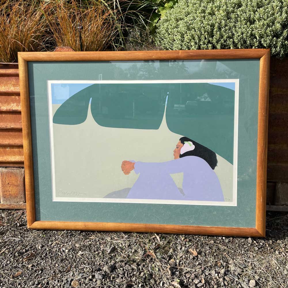 Pegge Hopper Banana Leaf 1979 Signed Editioned Print in