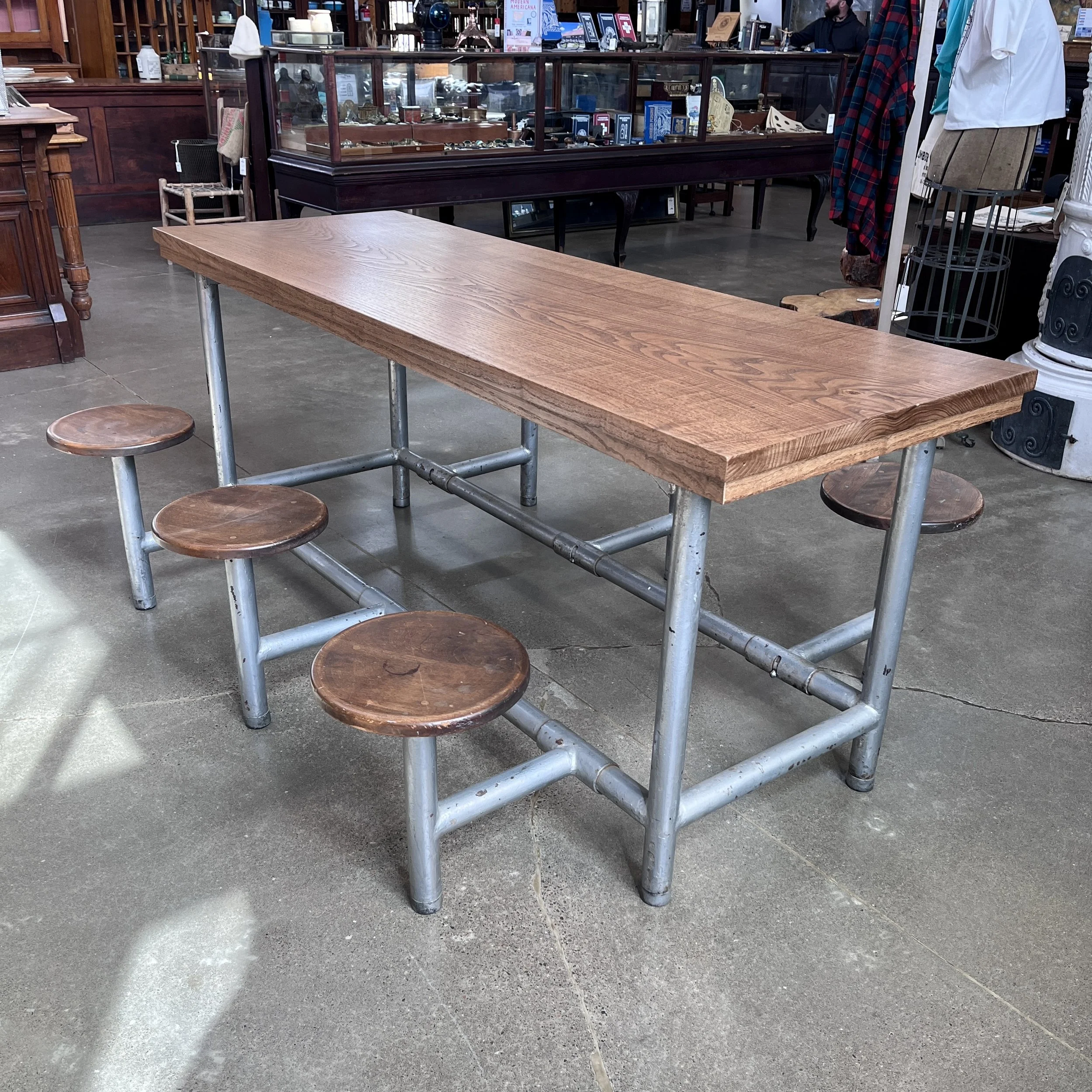 1940s Cafeteria Table