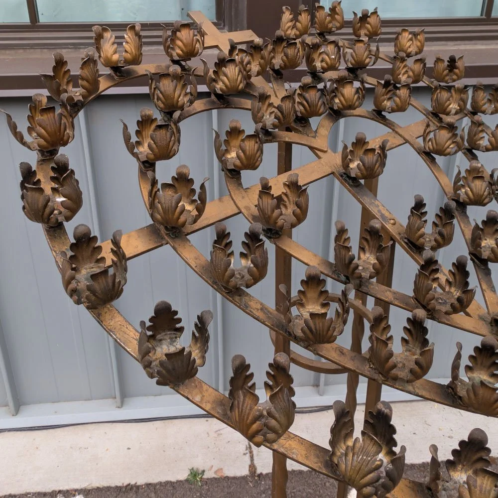Iron Heart Shaped Votive Stand