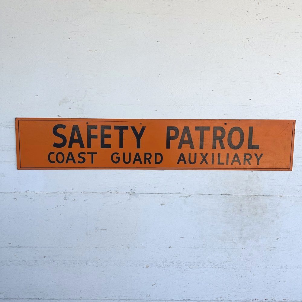 1940s Regatta Safety Patrol Sign