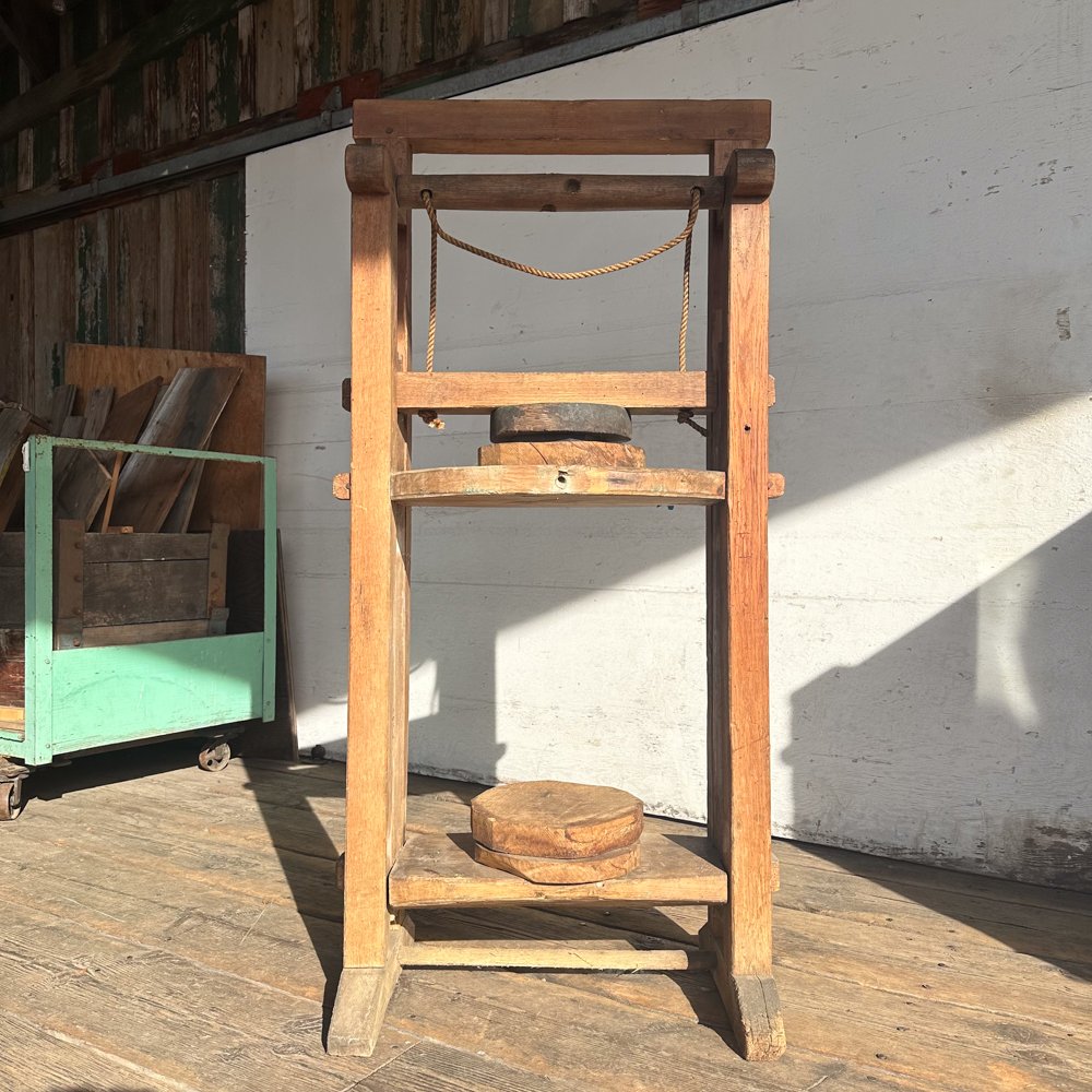 Ca. 1870s Primitive Cheese Press