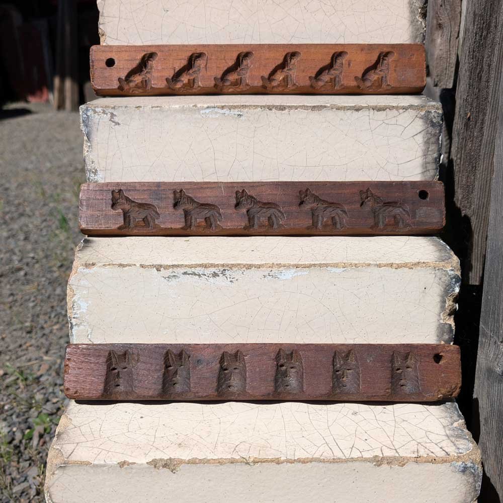 Folk Art Carved Butter or Candy Molds
