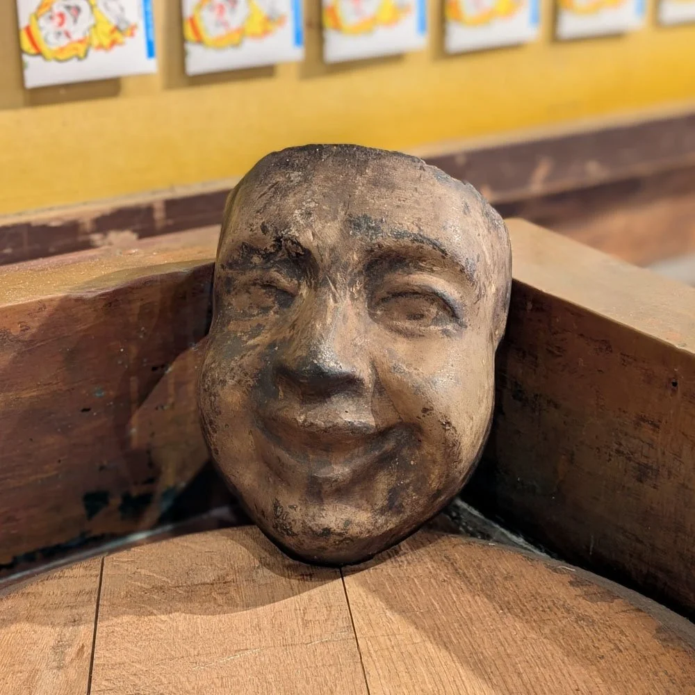 Stoneware Folk Art Mask