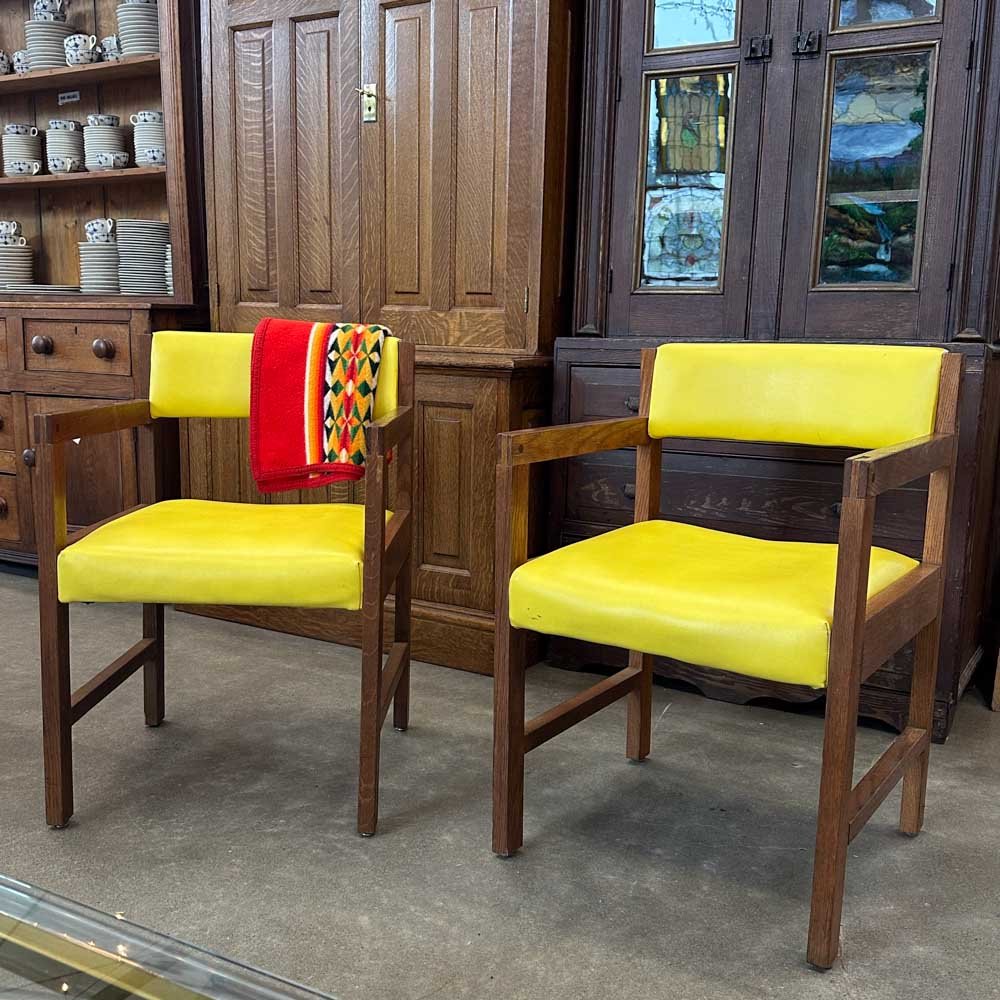 Yellow Mid Century Modern Chair