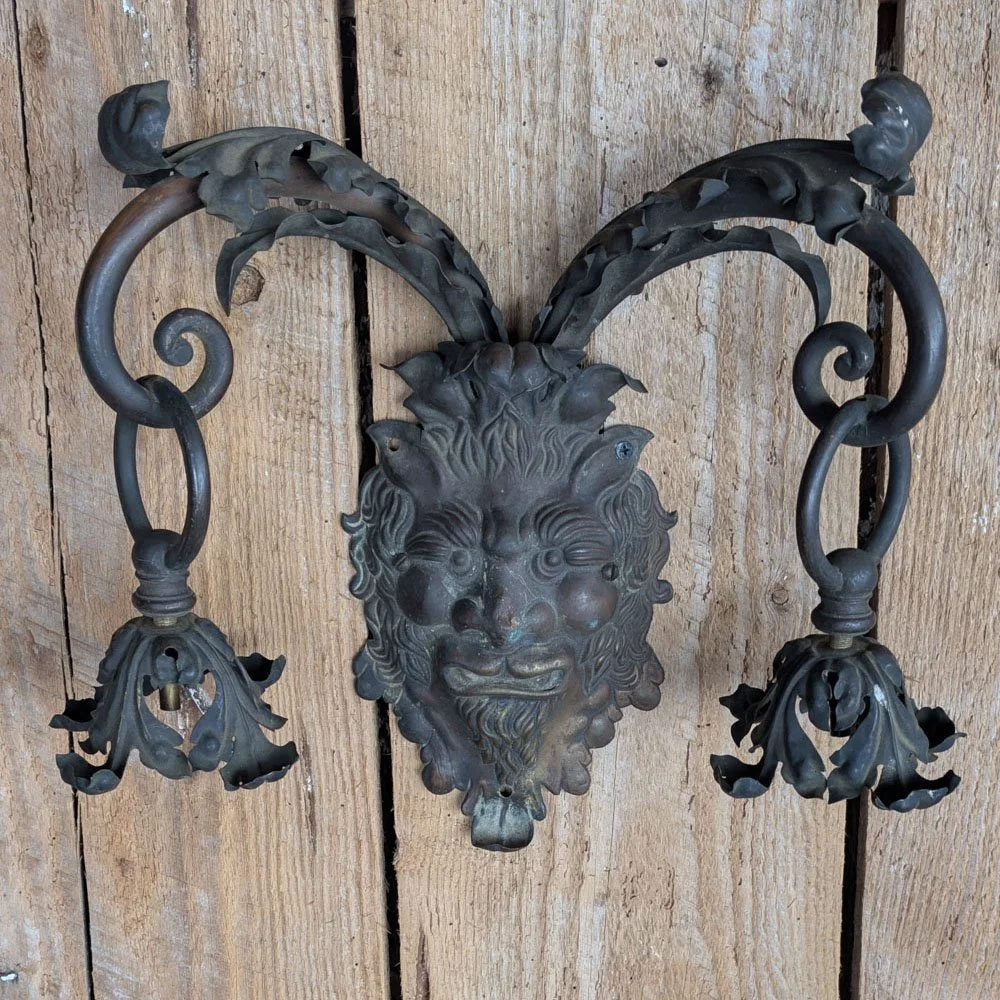 Green Man Wall Sconce