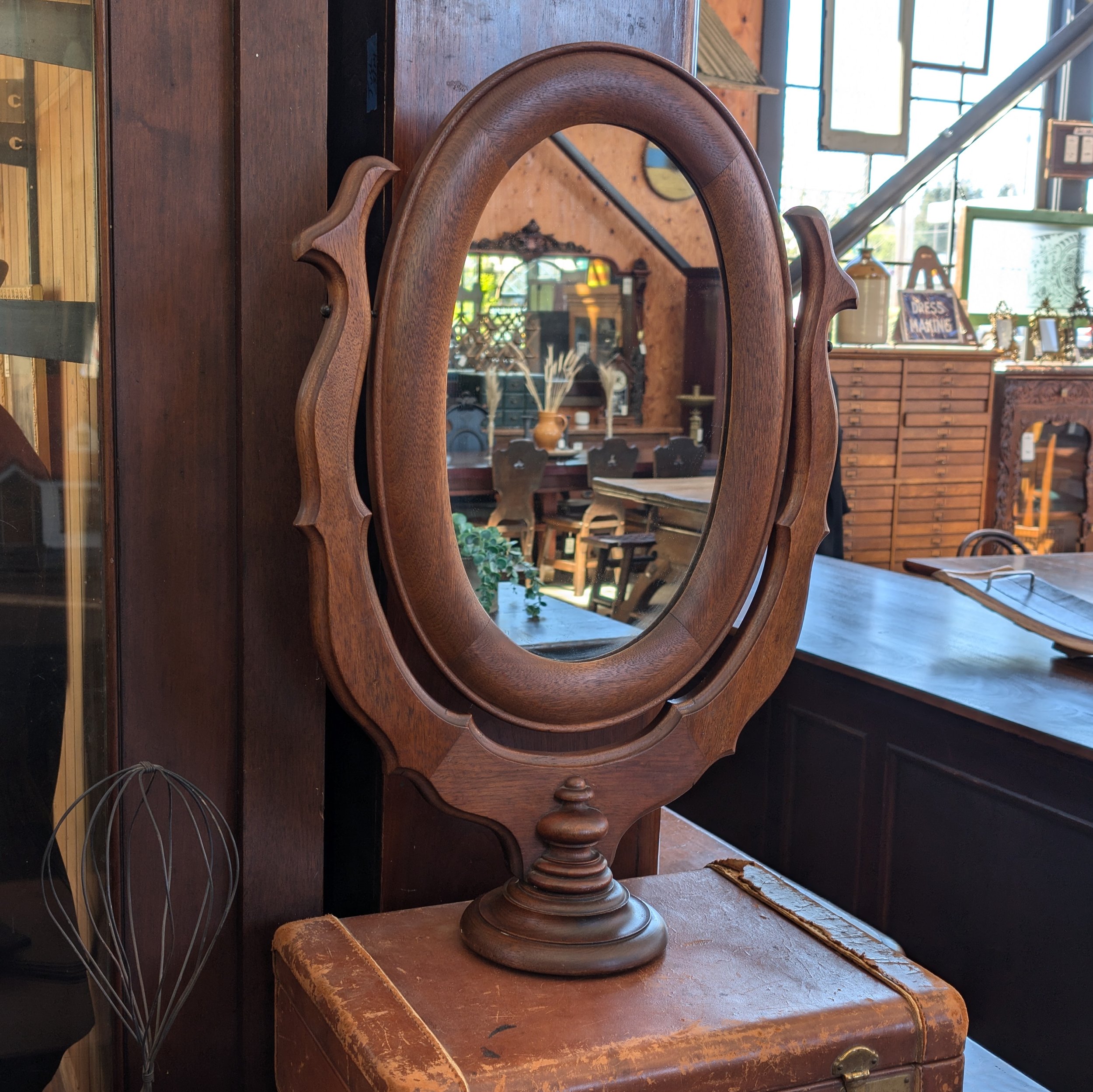 Carved Victorian Mirror