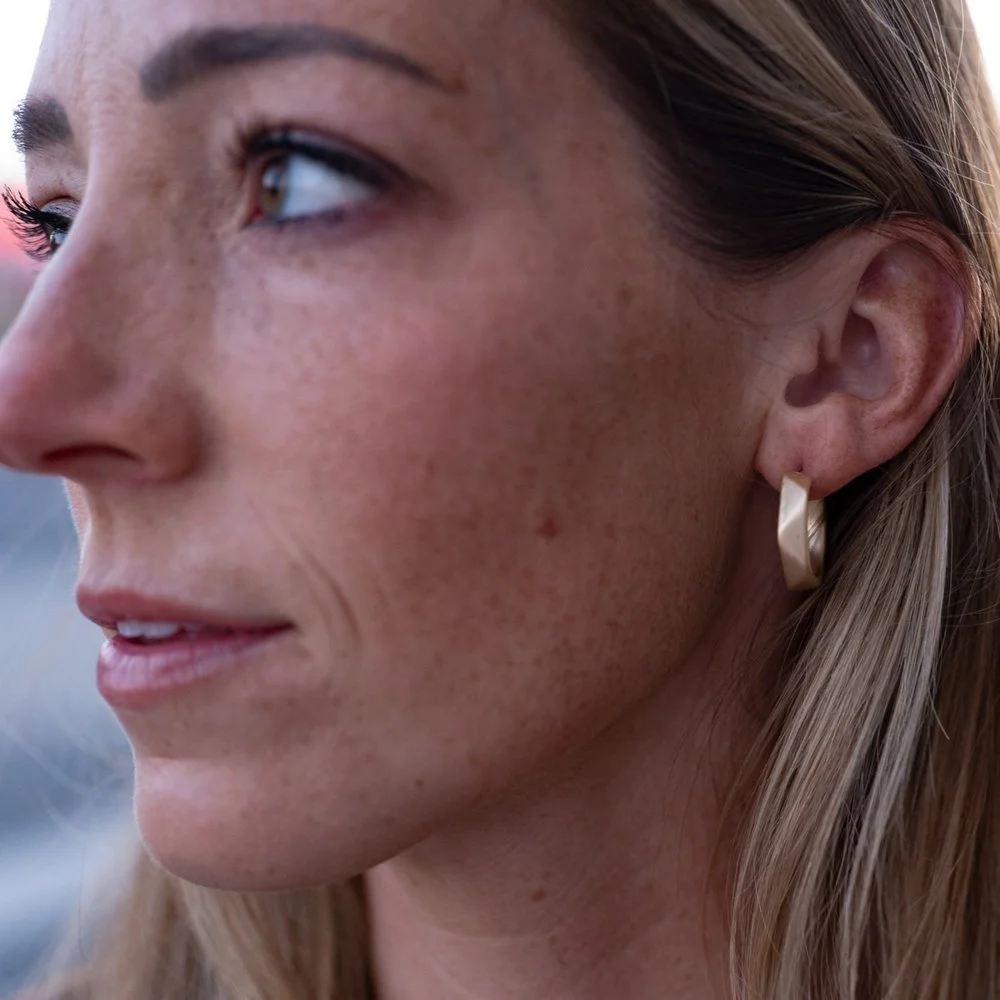 Cassidy Gold Hoop Earrings