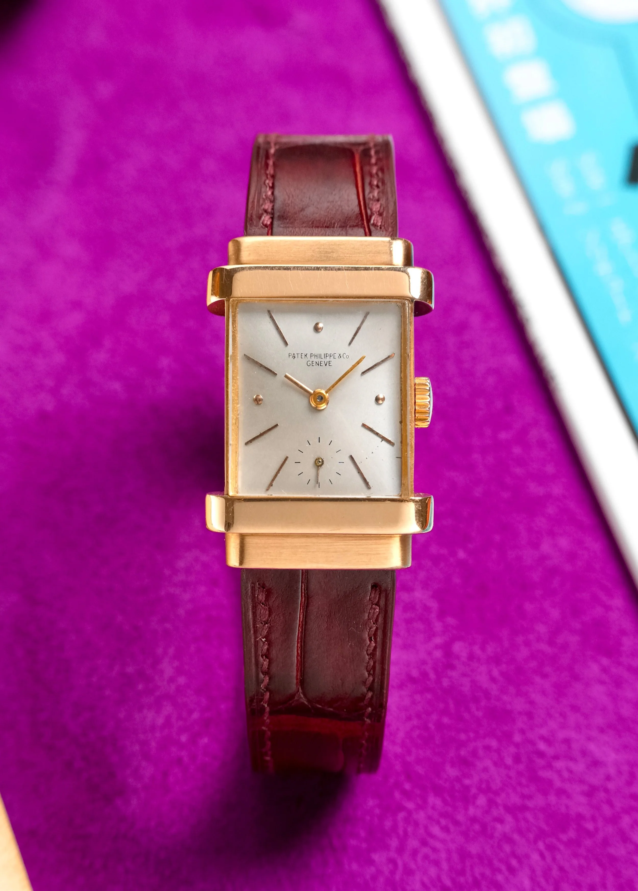 1940's Patek Philippe ref. 1450 "Top Hat" 18K Rose Gold