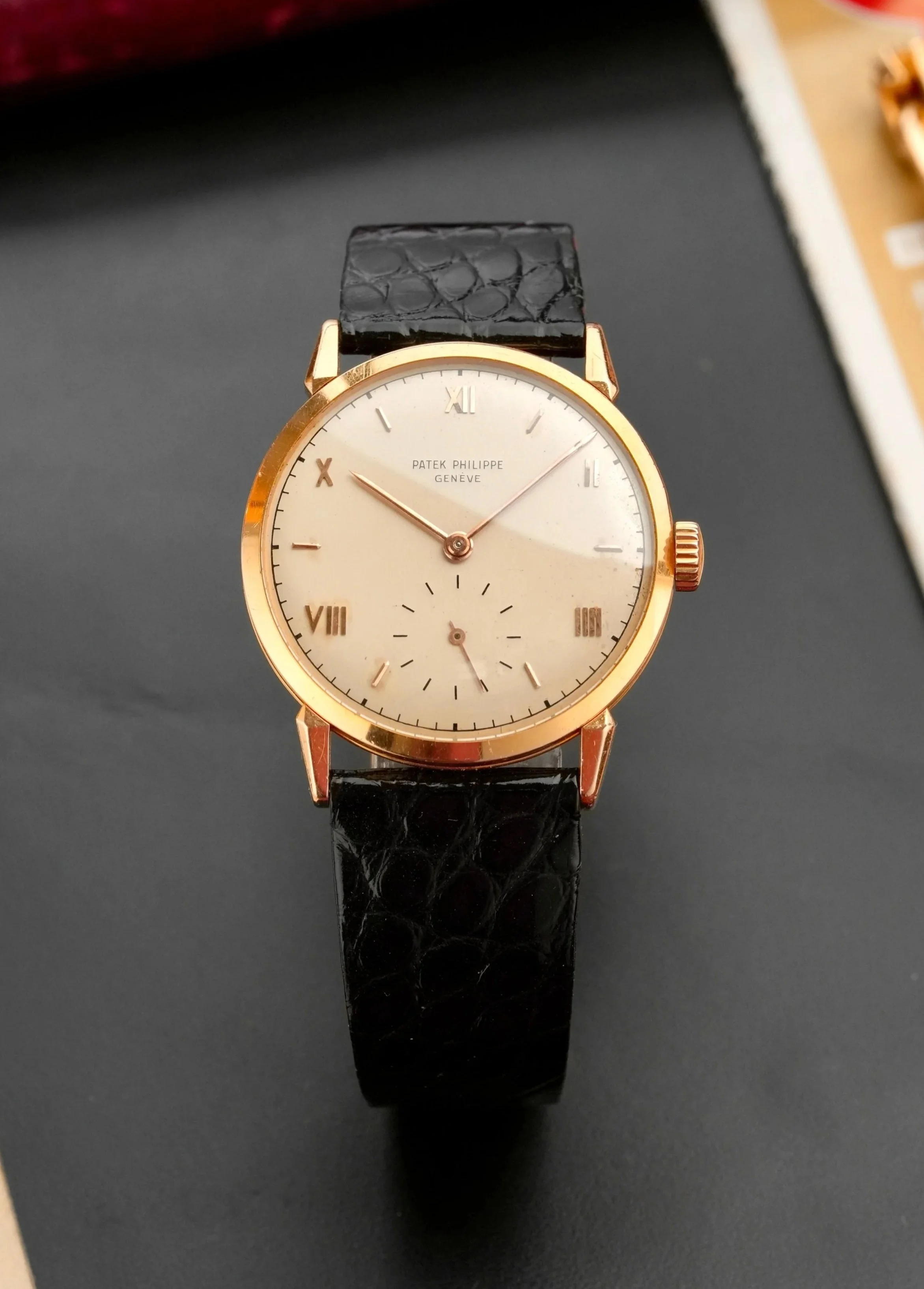 1950's Patek Philippe Calatrava ref. 1578 18K Pink Gold w/ Extract