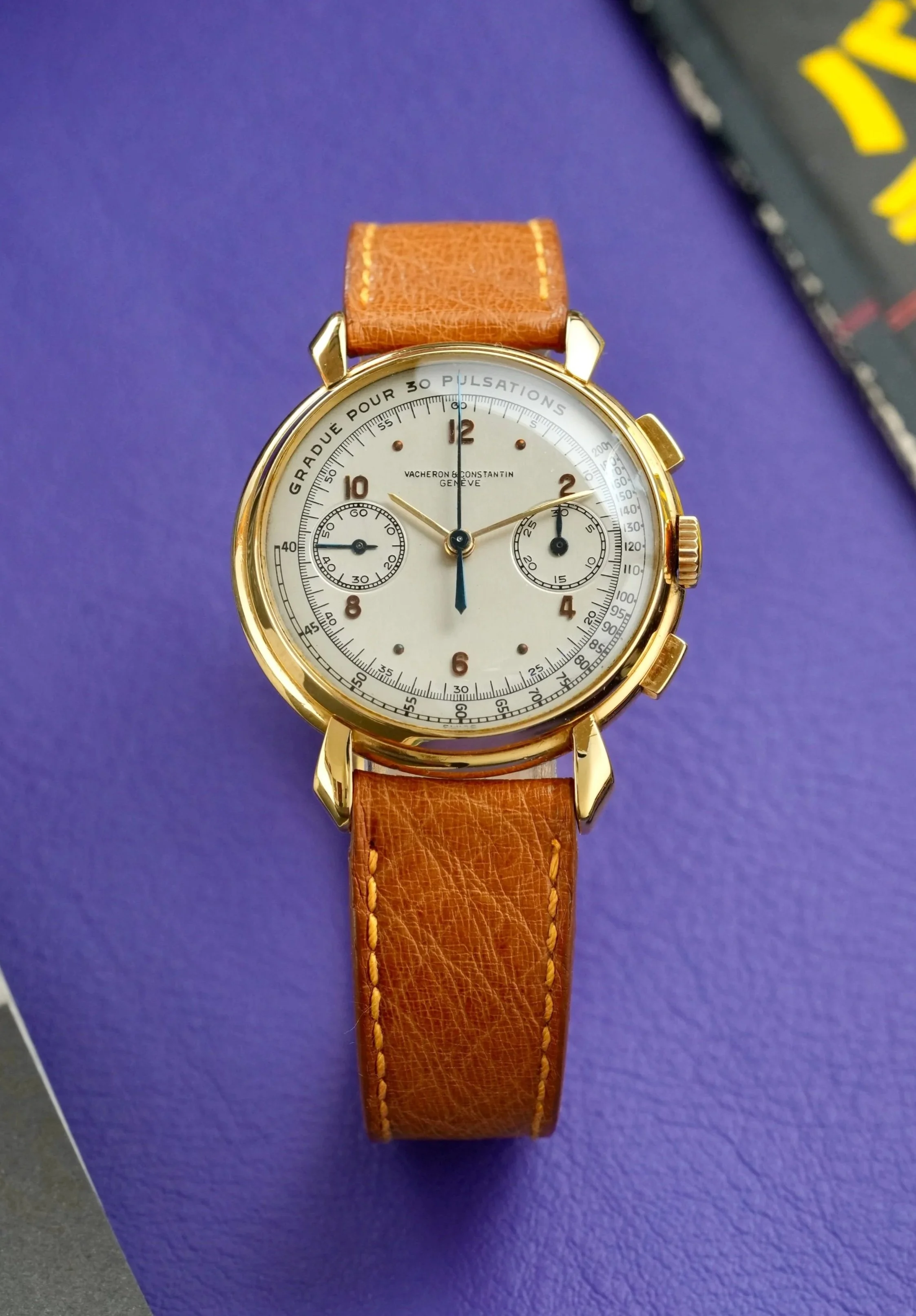 1940's Vacheron Constantin ref. 4178 Two-Tone Pulsations Scale Chronograph