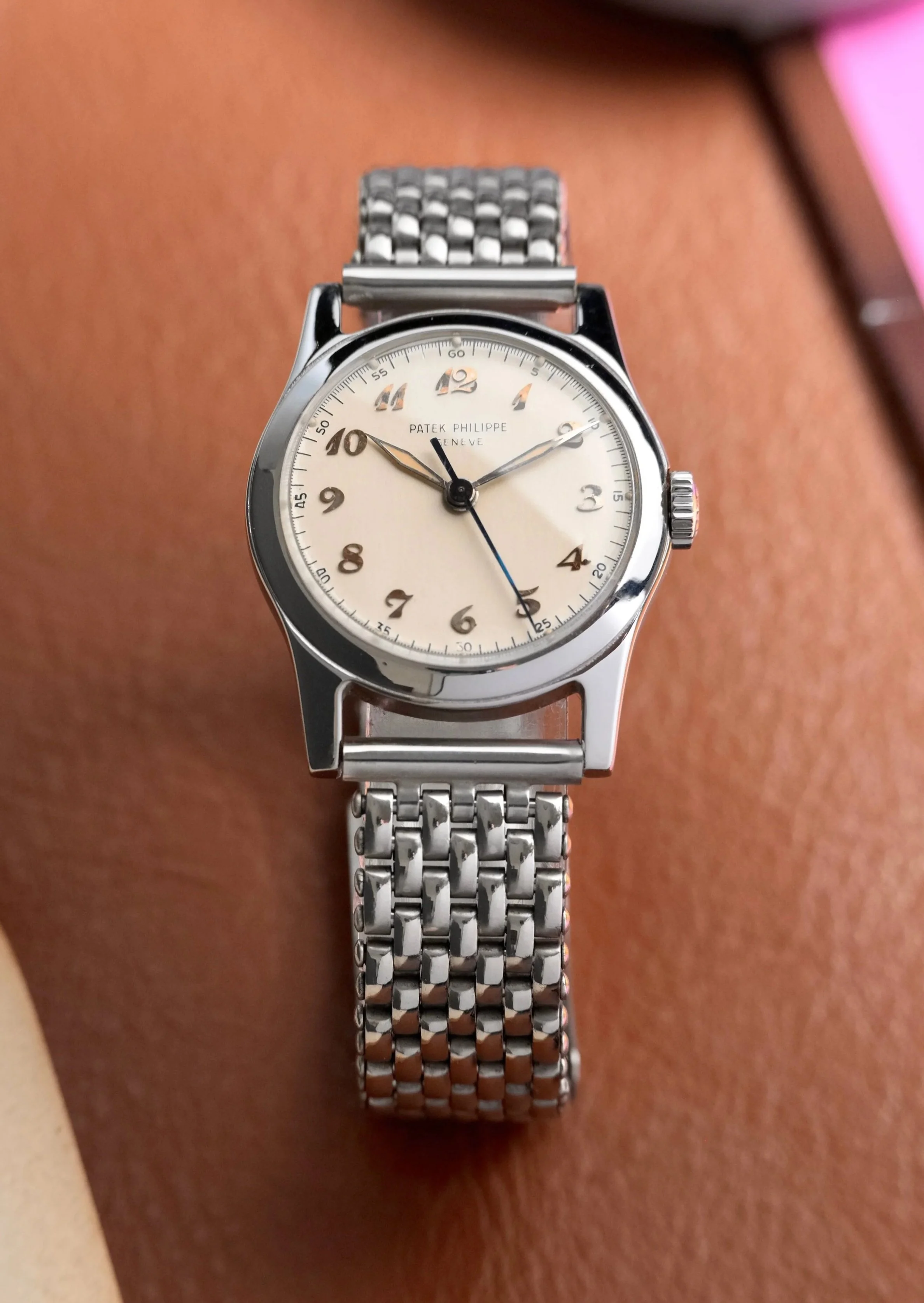 1950's Patek Philippe Calatrava ref. 2483 w/ Breguet Dial in Stainless Steel