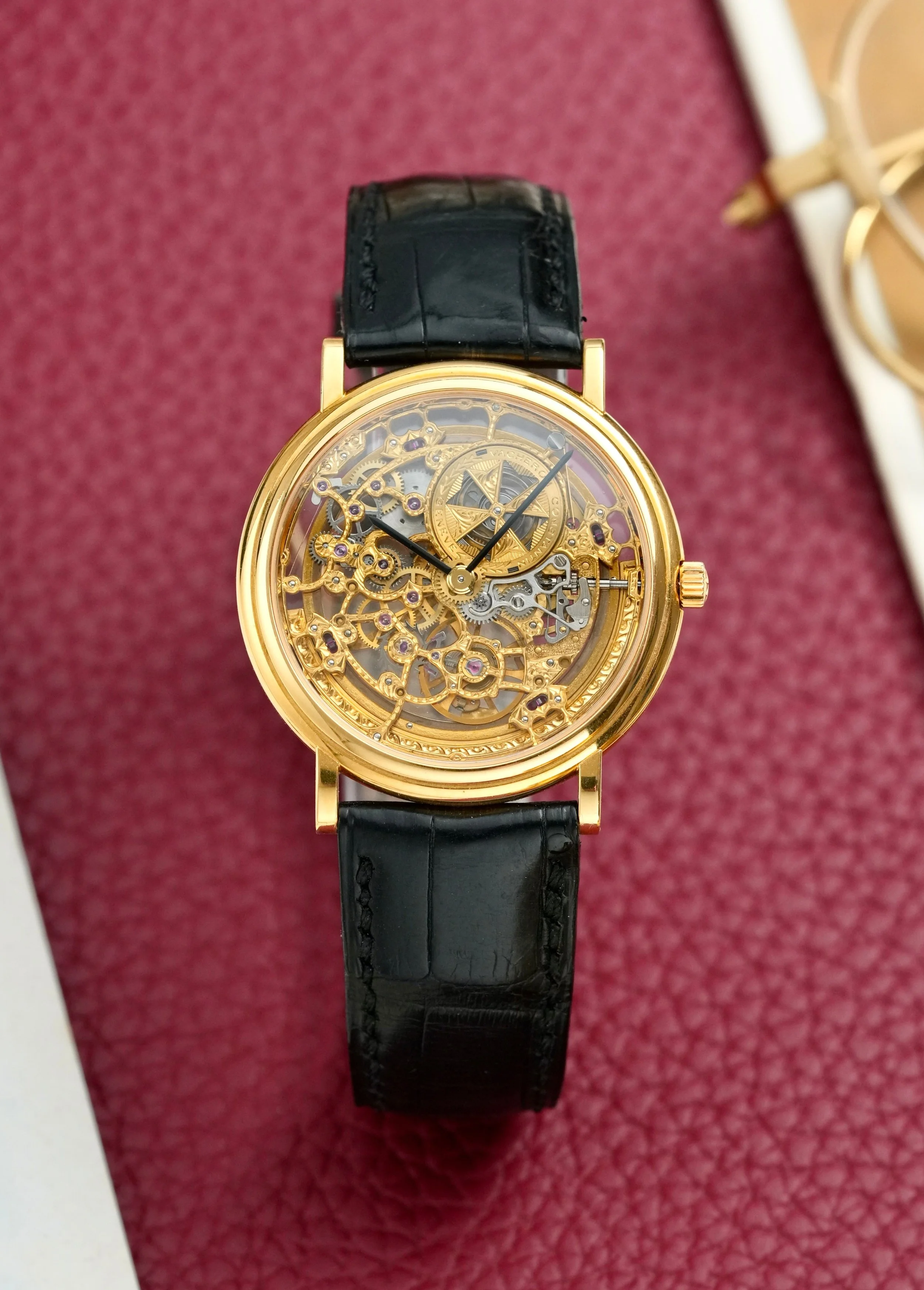 Vacheron Constantin 時の芸術家 1990's Vacheron Constantin Patrimony Squelette Automatic