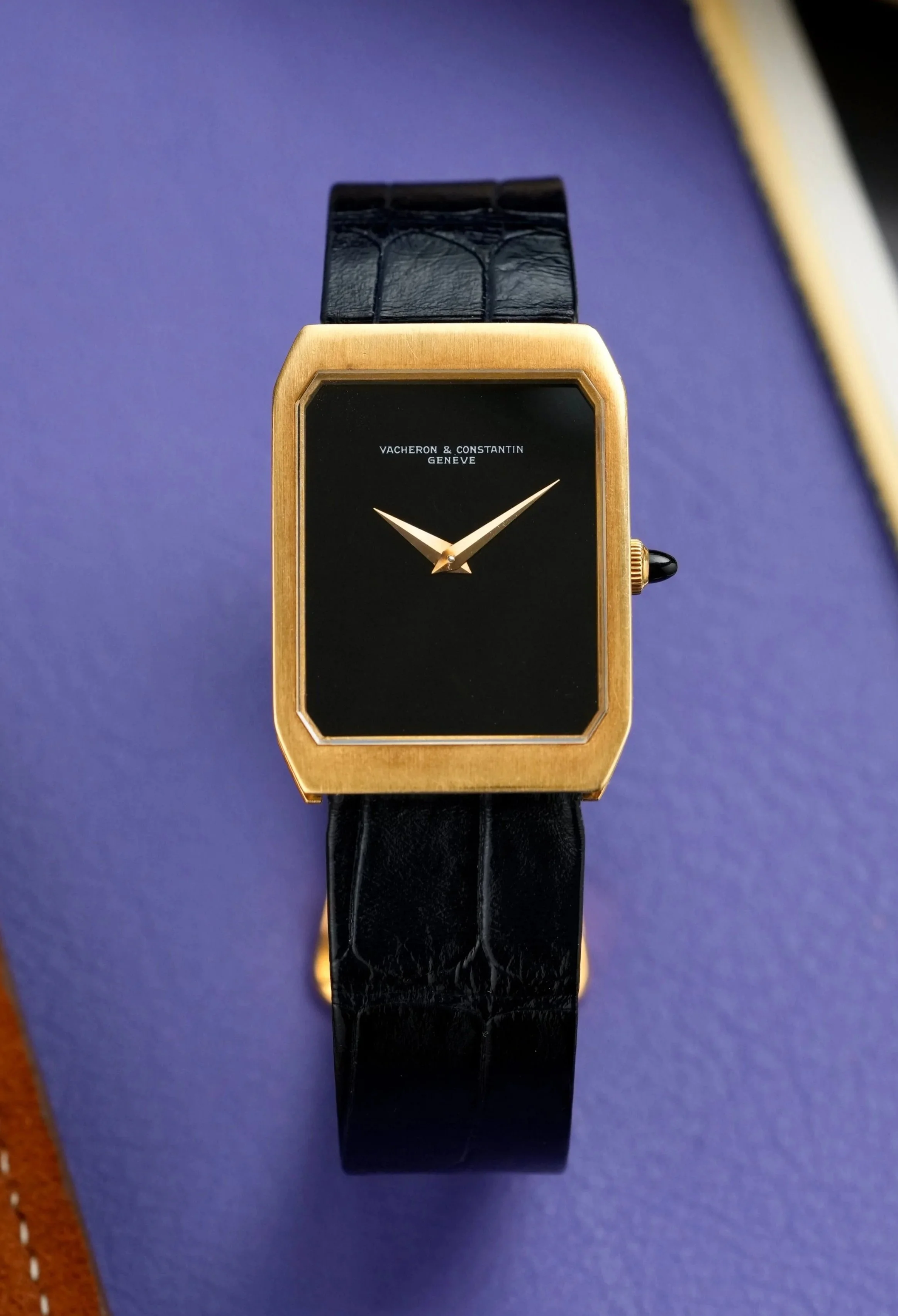 [Reserved] 1970's Vacheron Constantin Onyx Dial Dress Watch 18K YG