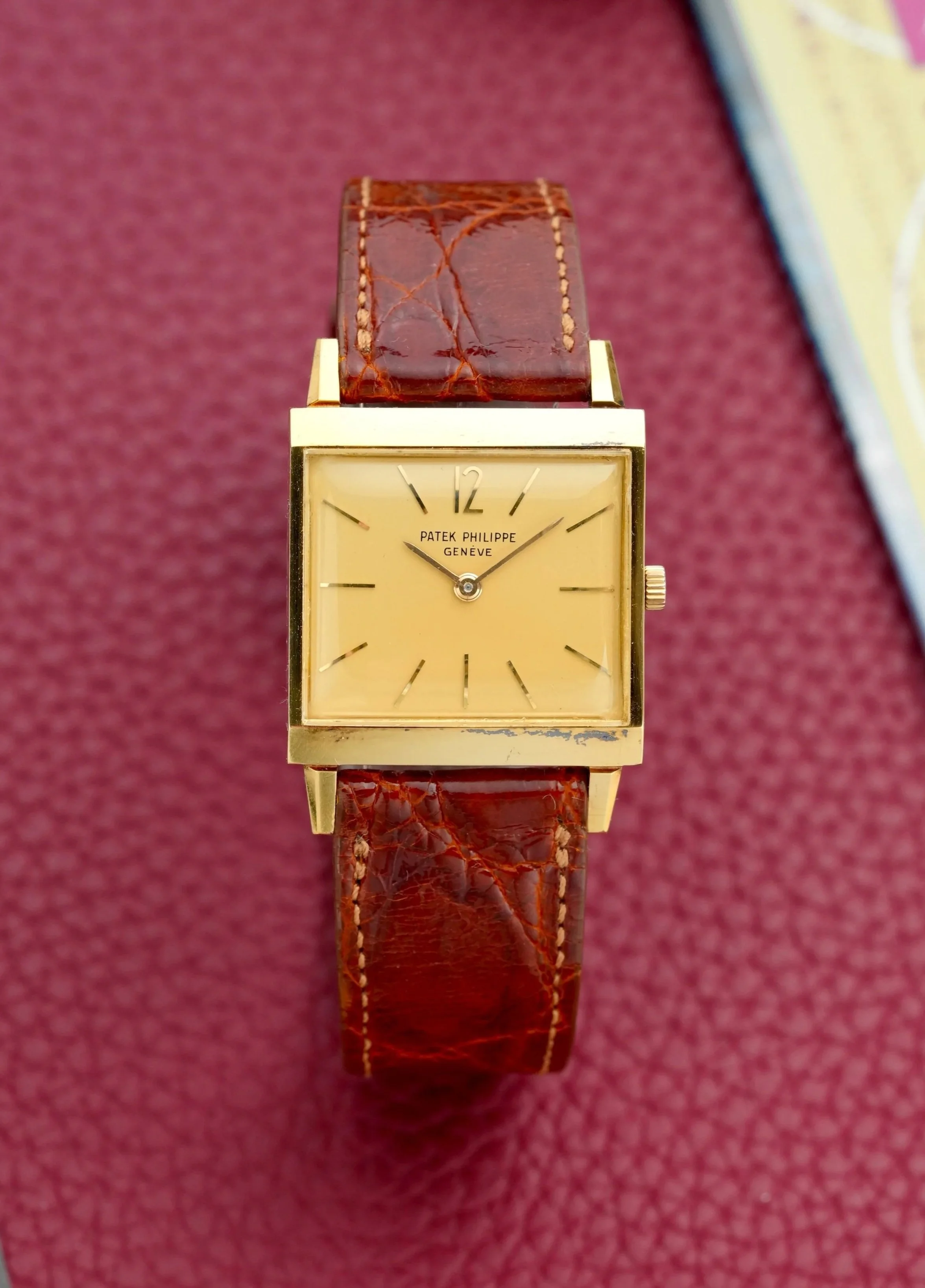 1950's Patek Philippe ref. 3406 "Carreé" w/ Extract