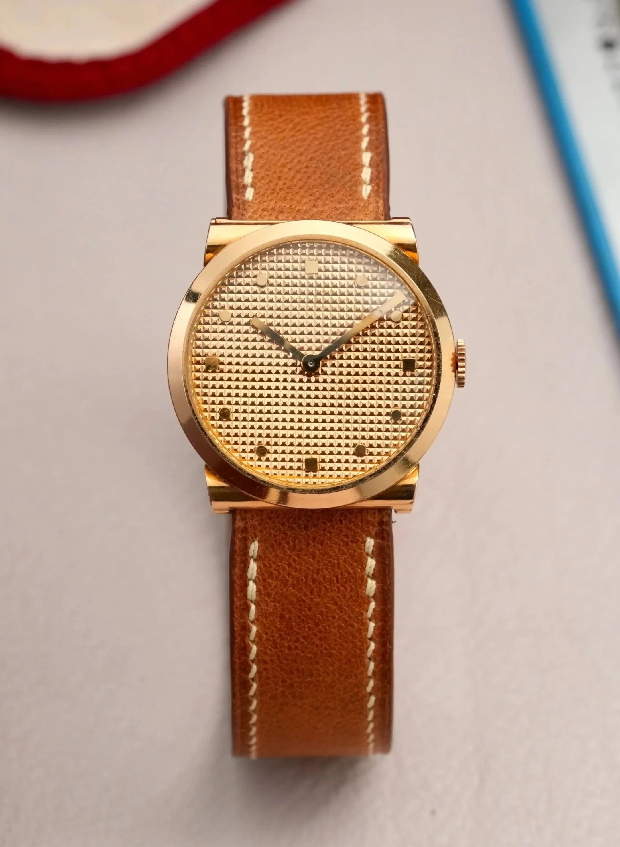 1950's Boucheron Ronde Reflet 18K Pink Gold