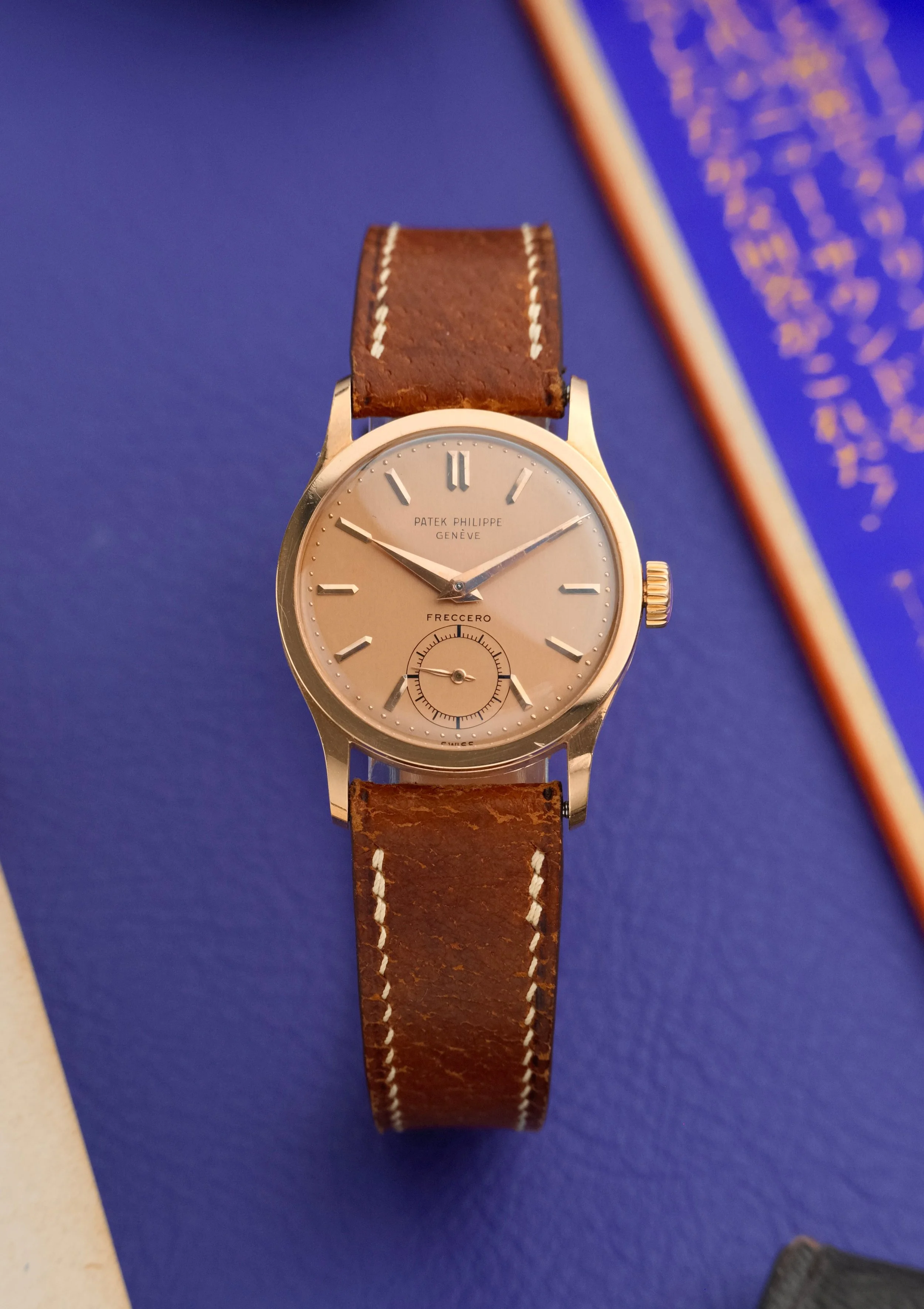 1950's Patek Philippe Calatrava ref. 96 "Pink On Pink" Retailed by Freccero