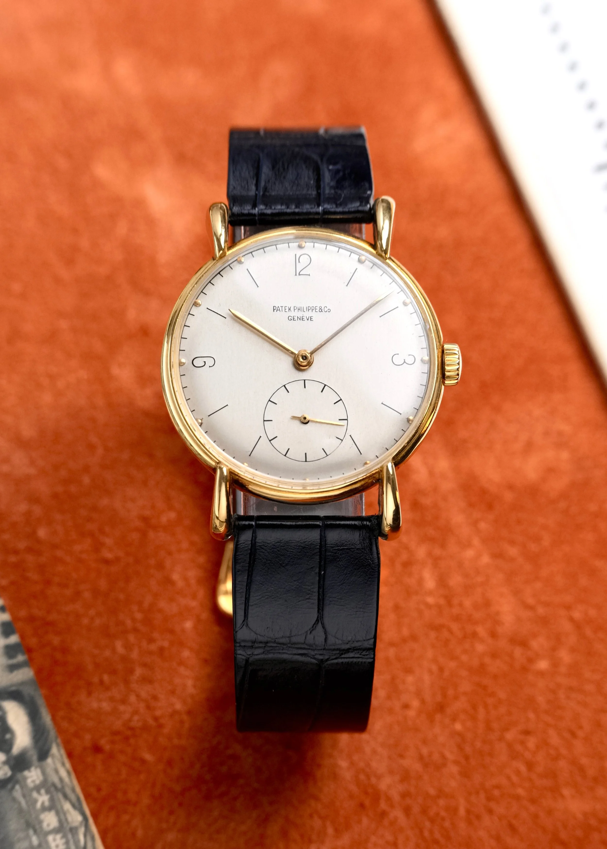 1940's Patek Philippe Calatrava ref. 1543 "Fancy Lugs" 18K YG