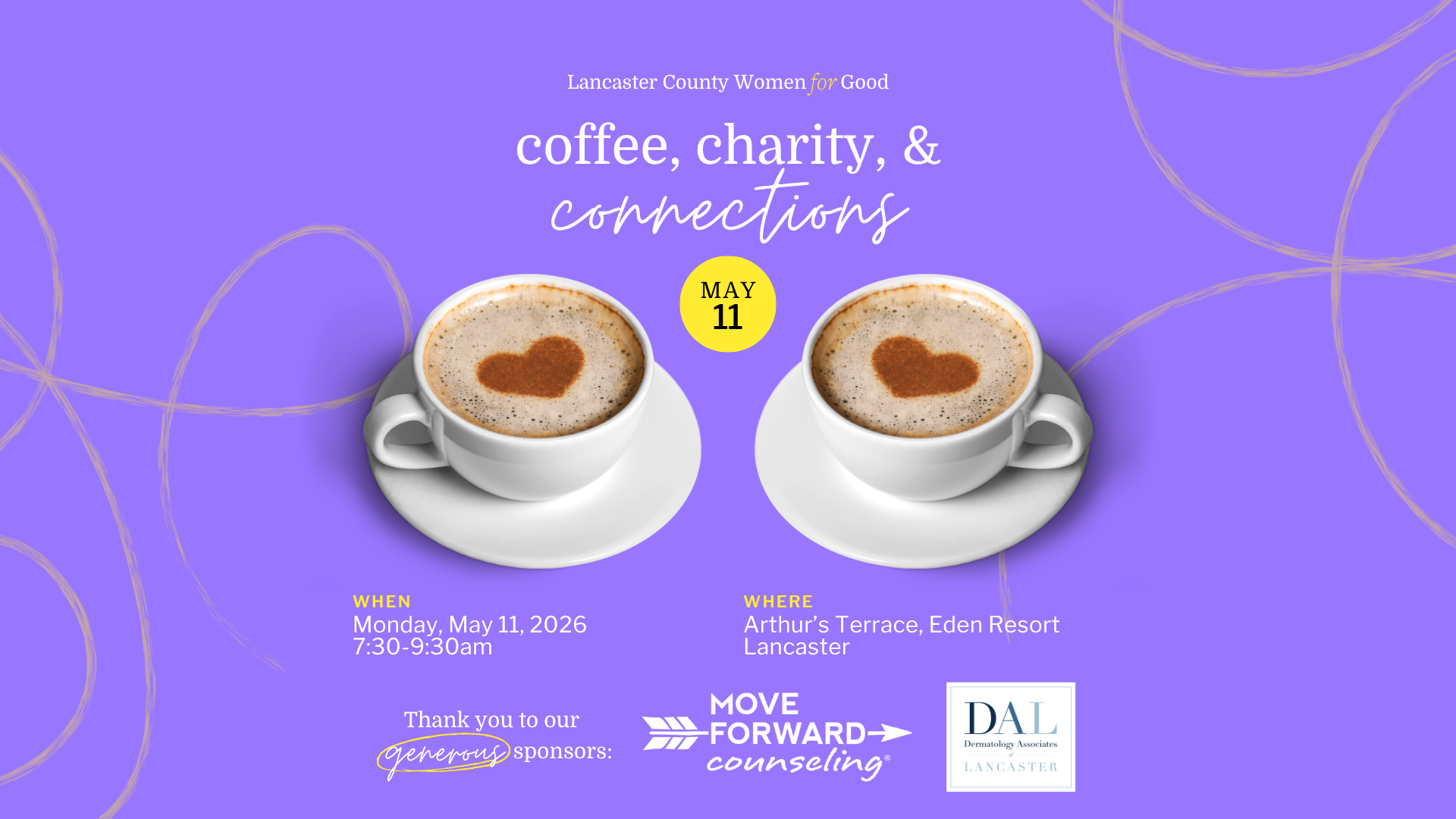 May Coffee, Charity, &amp; Connections