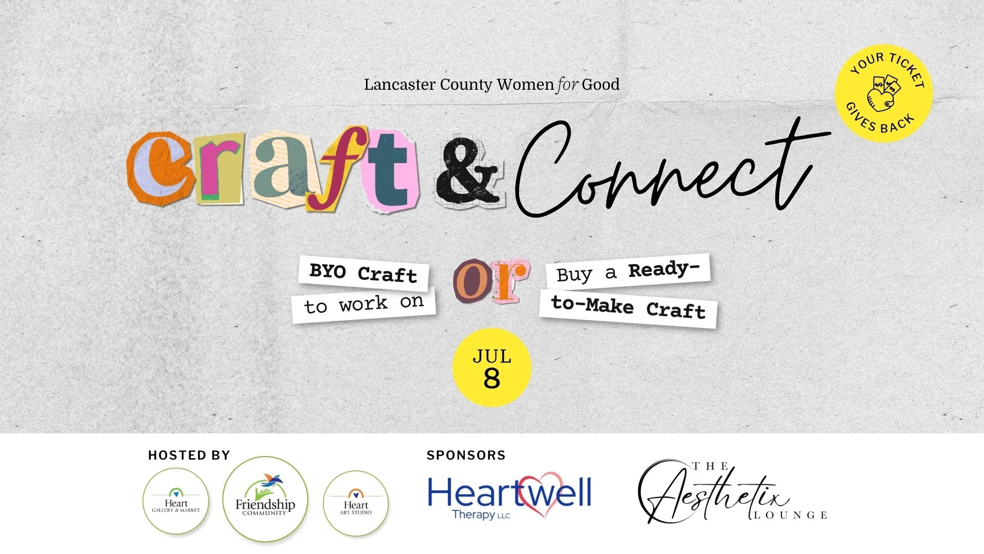 LCWG July Craft & Connect Girl's Night Out & FUNdraiser