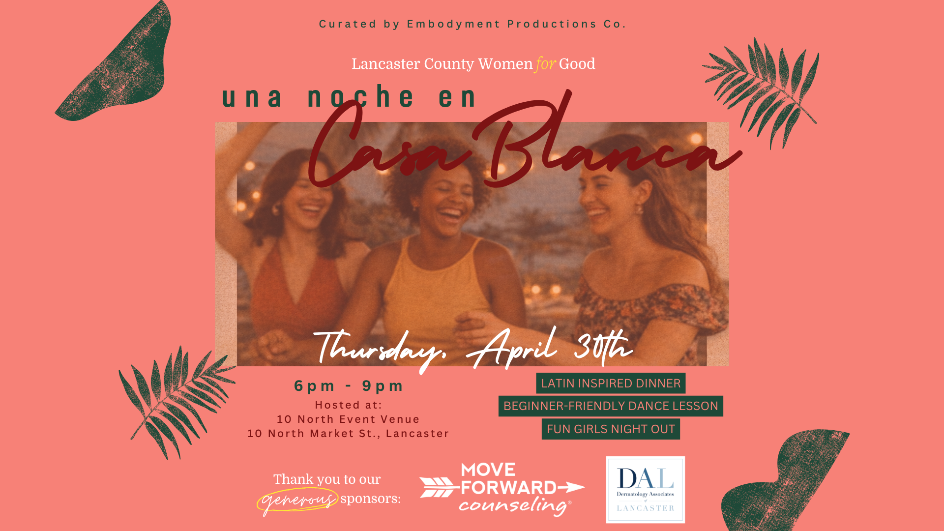 NEW DATE! Una Noche en Casa Blanca (Latin Inspired Girl's Night Out)