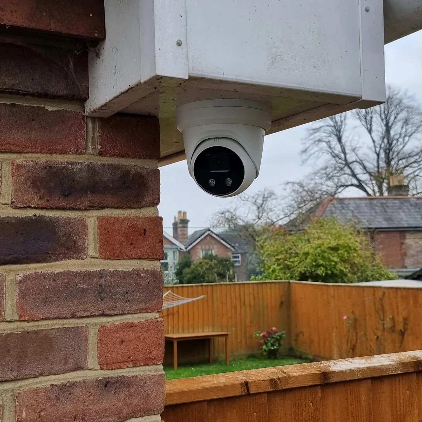 Need some security for home? We offer a range of systems from a single camera with motion detection recording and app viewing/playback like this all the way to multiple cameras on different buildings on property. 

Get in touch today for a no obligat