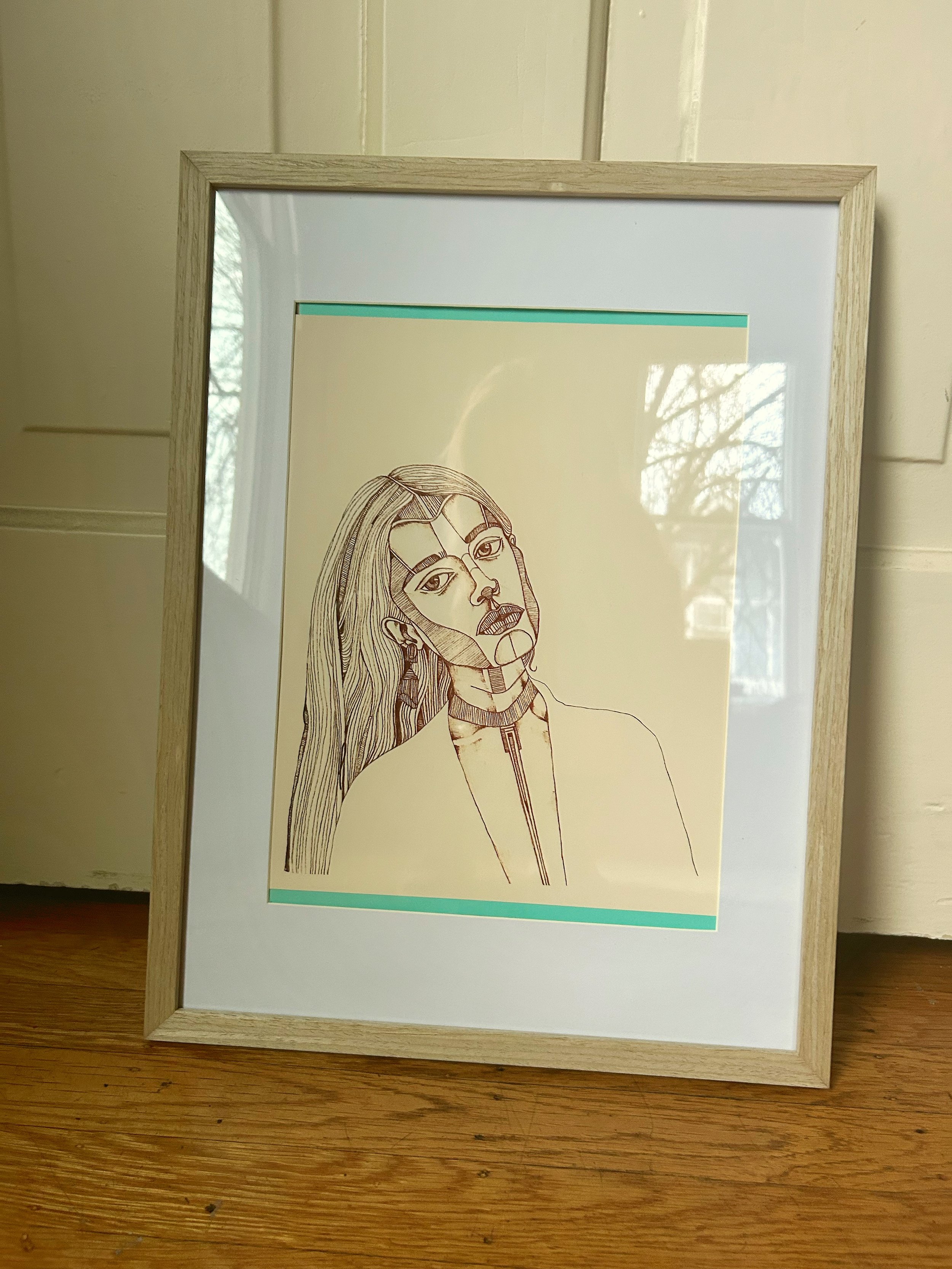 Weighted Slant Print