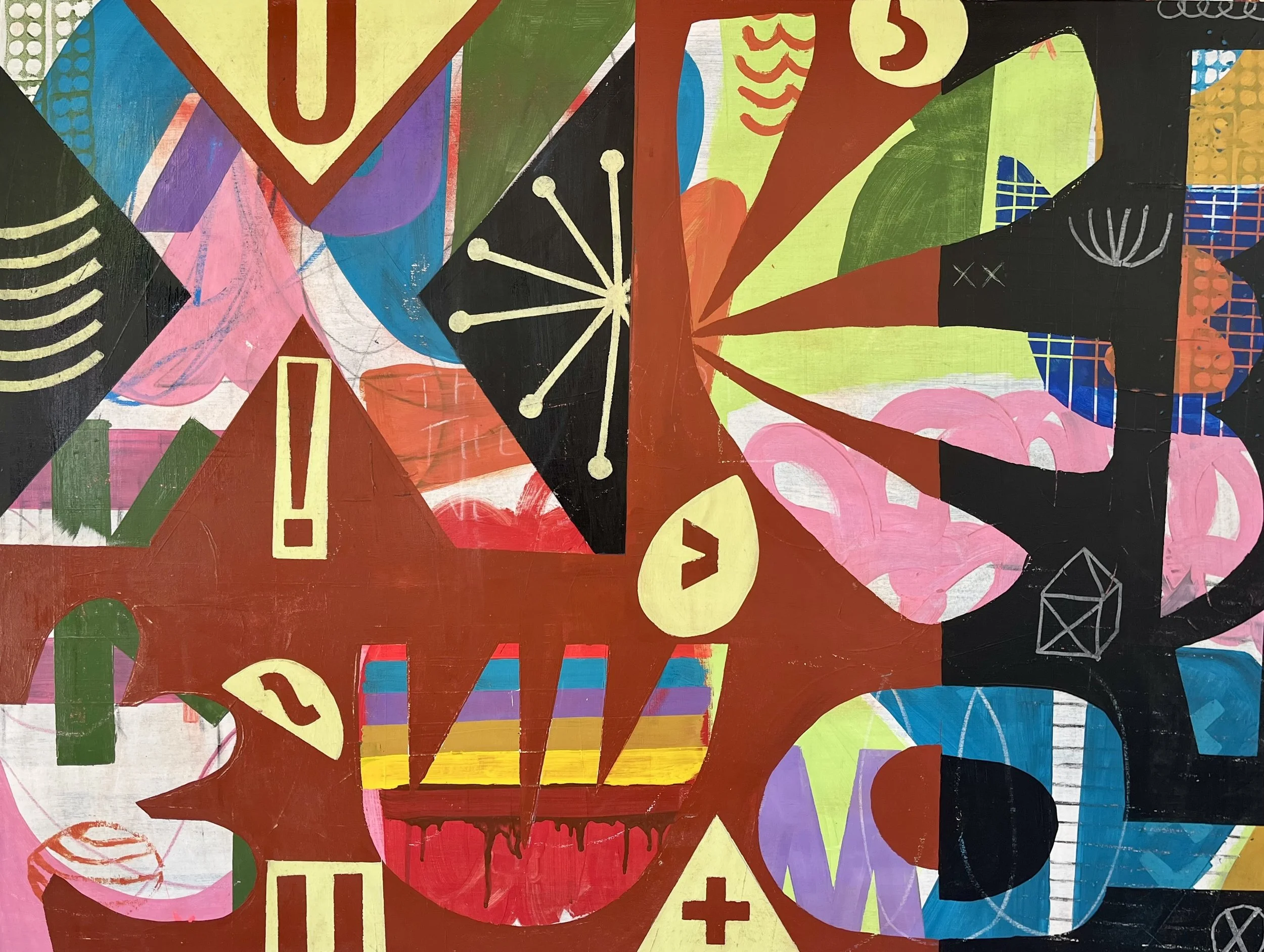 FINAL VERSION - 30 x 40 - Acrylic on wood panel.