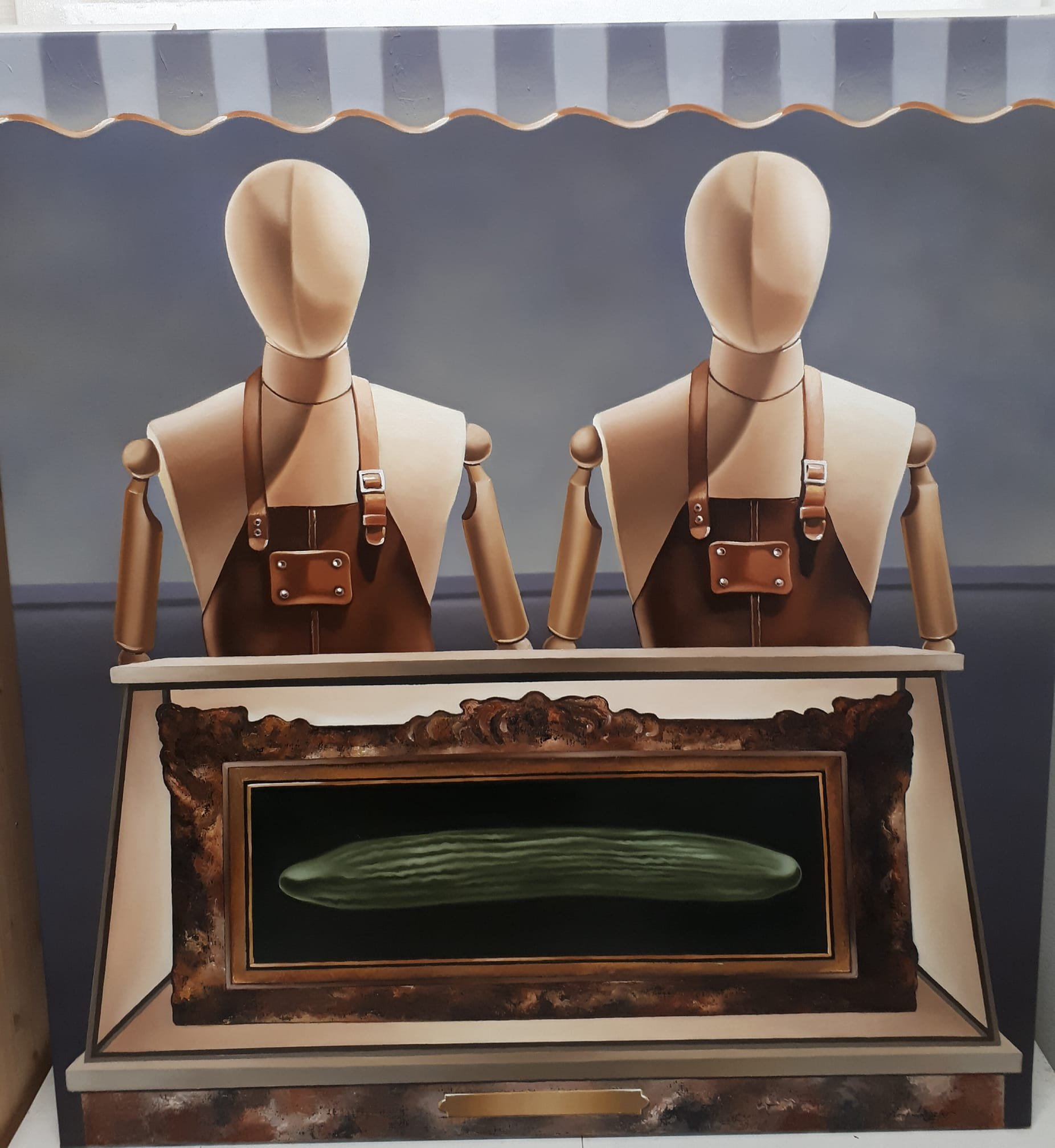 Selling a Painting or a Cucumber