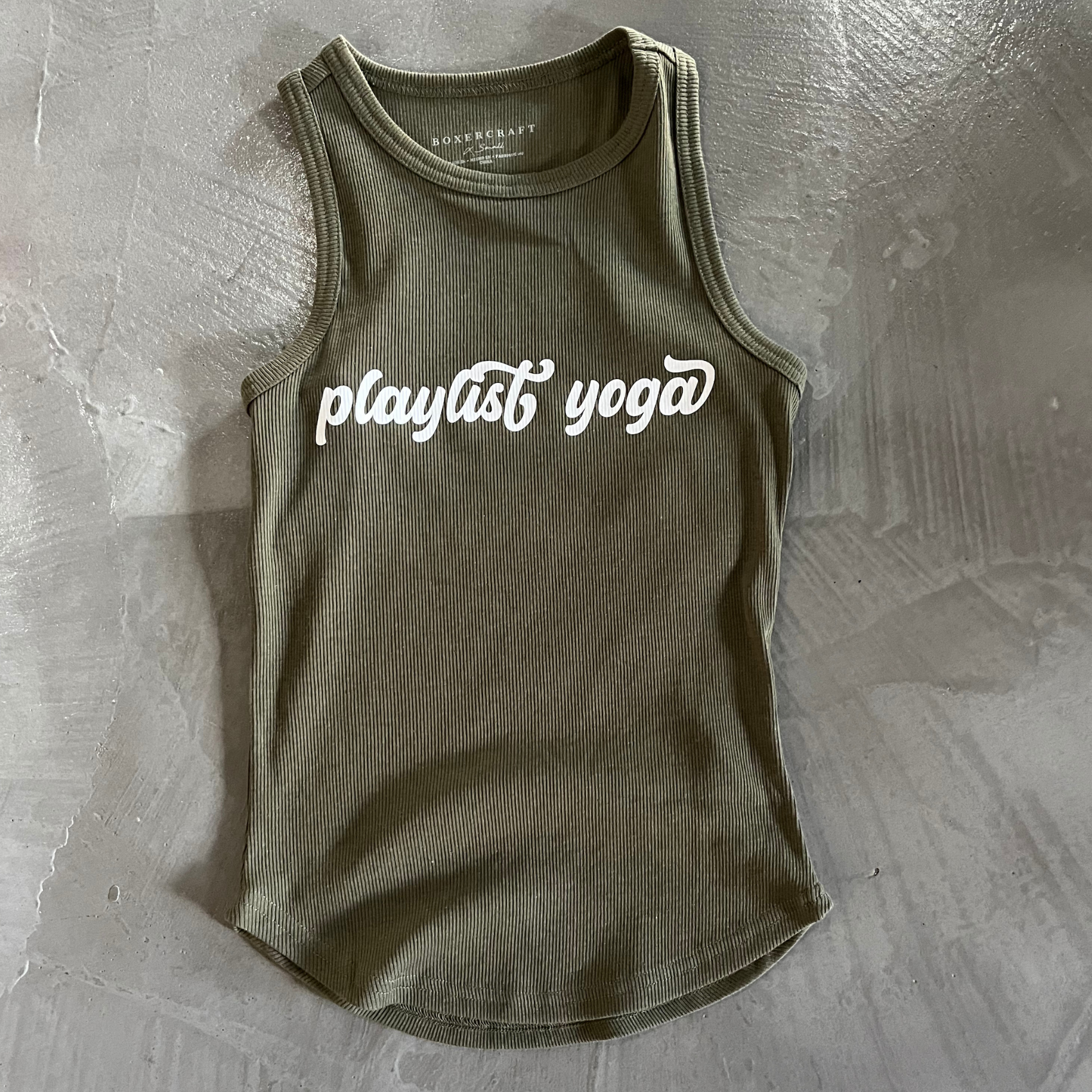 Army Green Ribbed Tank