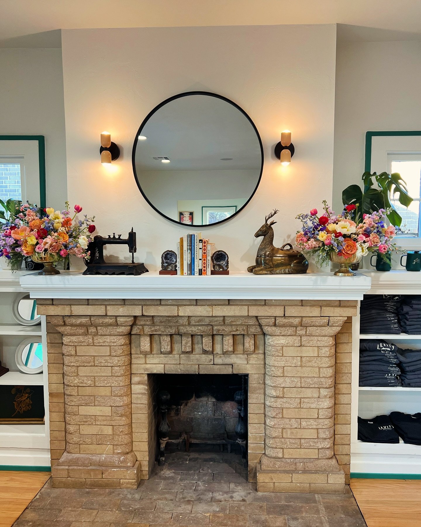 Did you know that the Levity house was built in the 1920&rsquo;s? This fireplace is original to the home, and while it no longer functions, it serves as a reminder to the beauty and charm of that era. This home has many special quirks that we hope yo