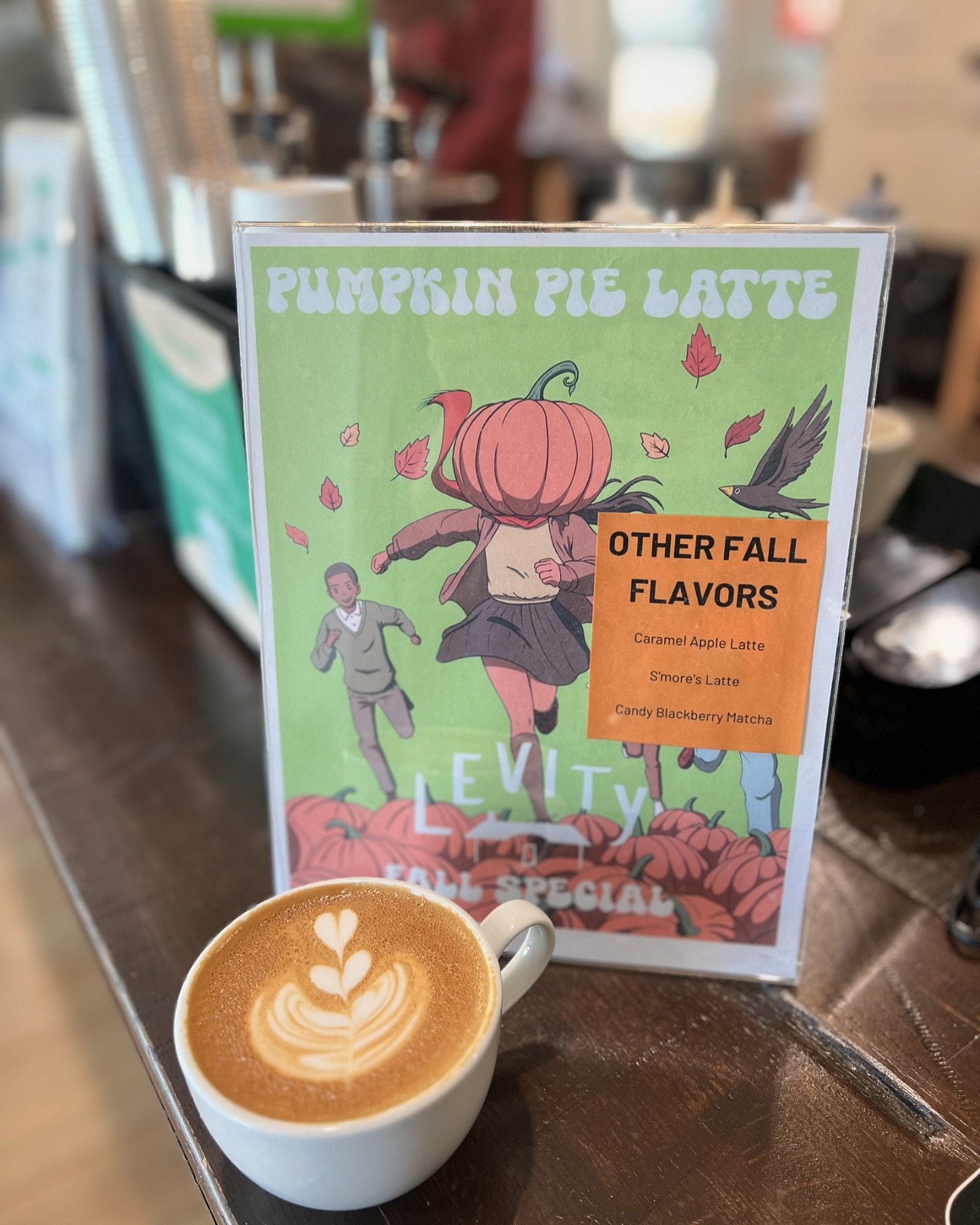 Fall specials are here! Our current fave is the pumpkin spice. Made using pumpkin puree, brown sugar, condensed milk and yummy seasonal spices. 

If pumpkin isn&rsquo;t your style, we&rsquo;ve also got a delicious caramel apple, s&rsquo;mores latte, 