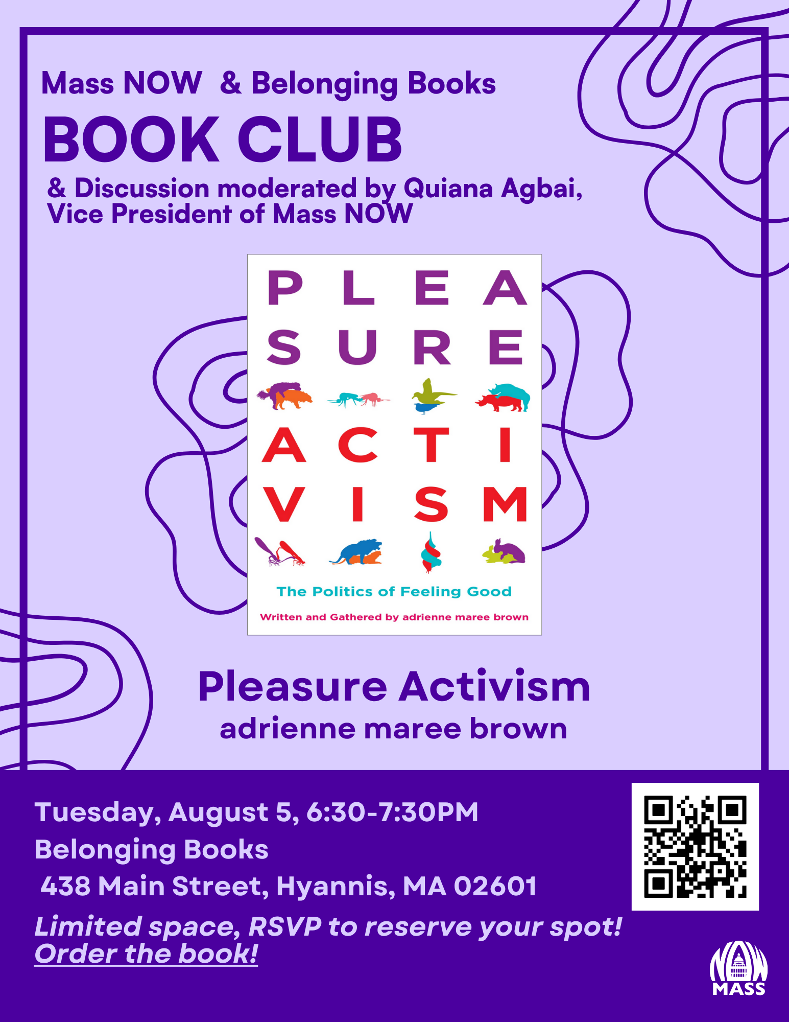 Pleasure Activism Book Club at Belonging Books