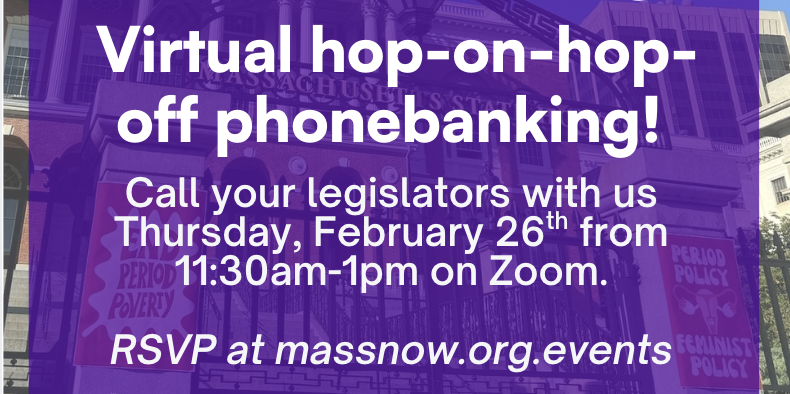 Menstrual Equity Phonebanking