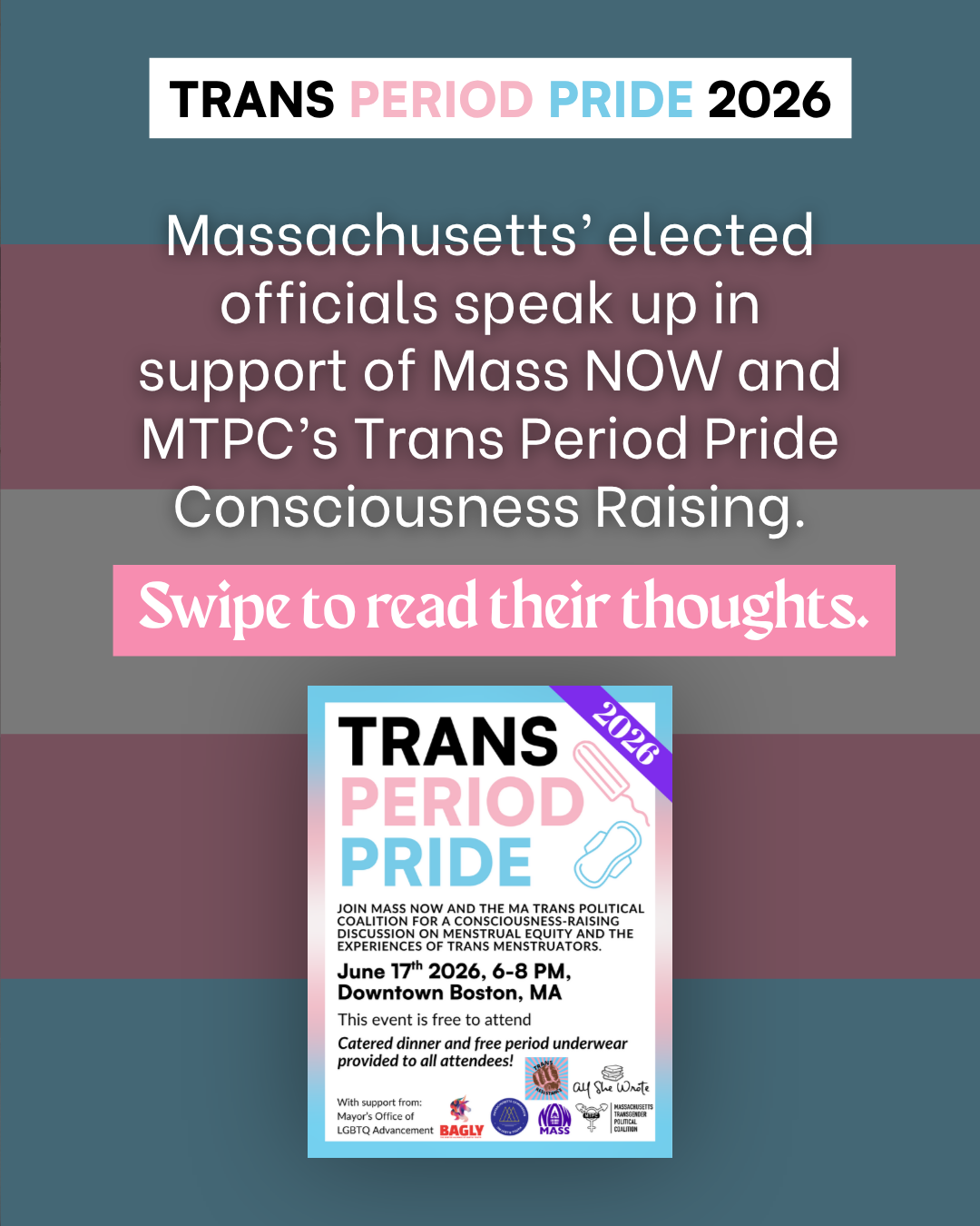 Elected Officials Speak Up in Support of Trans Period Pride