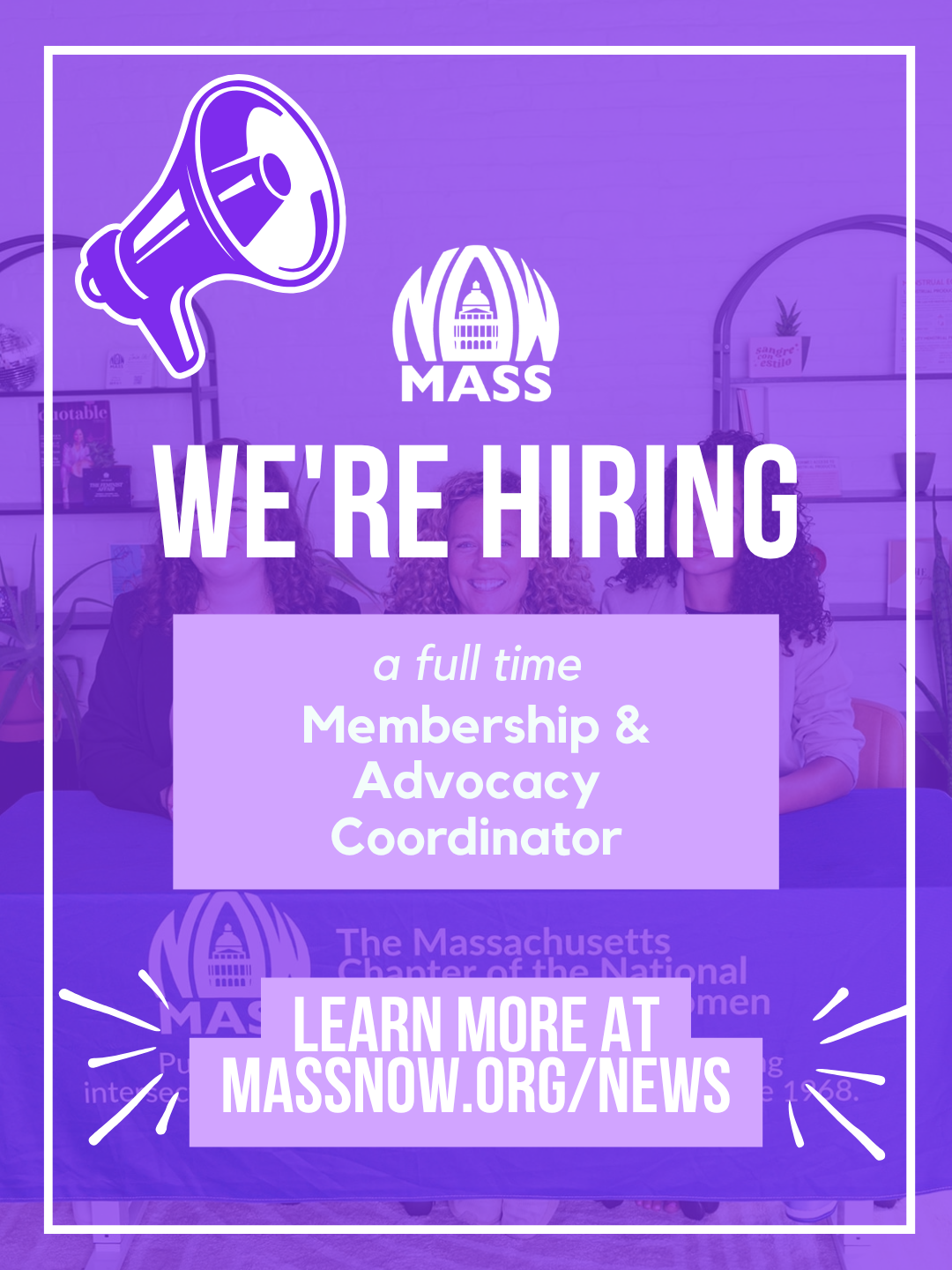 We’re hiring! Membership and Advocacy Coordinator