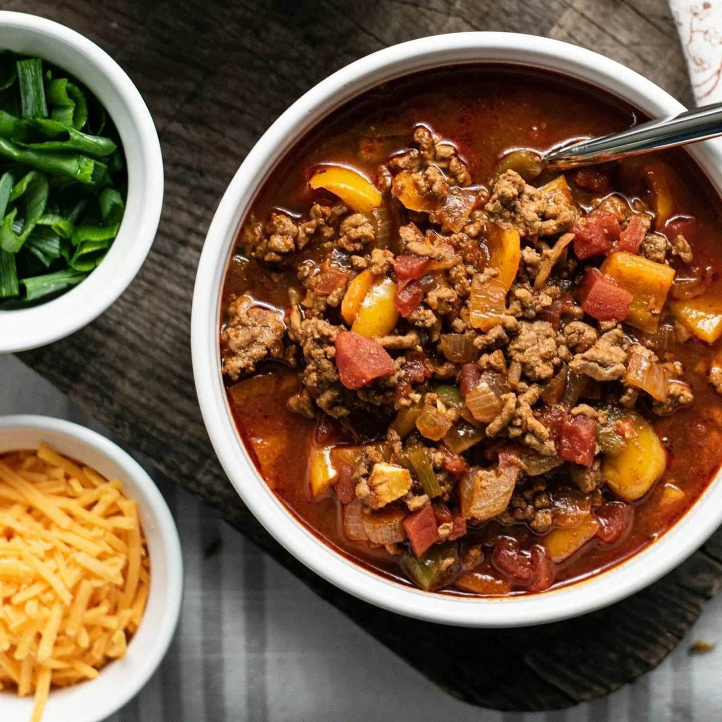Smoky Pancetta Beef Chili