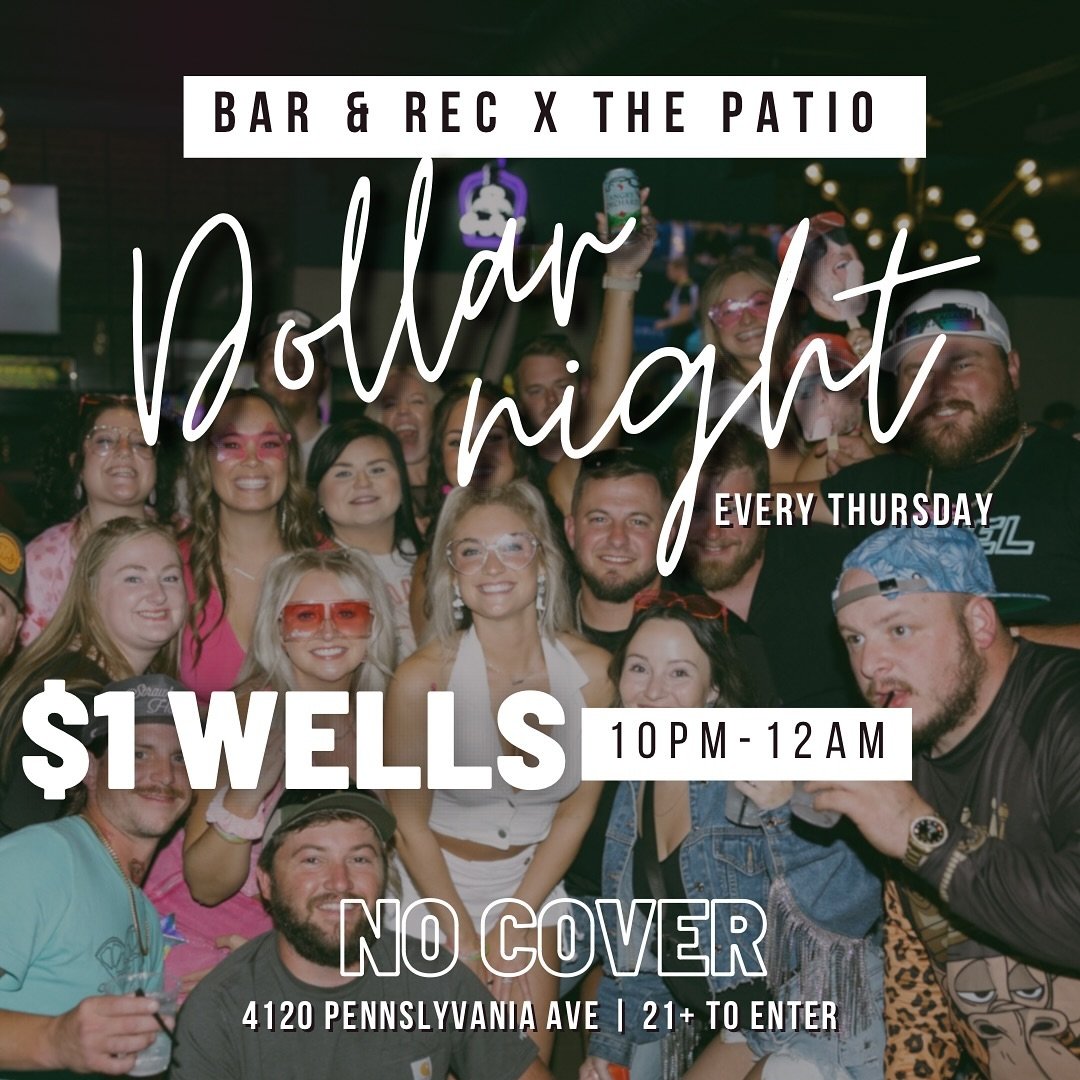 EVERY THURSDAY @westport.patio &amp; @barrec.kc 

$1 wells until midnight ‼️